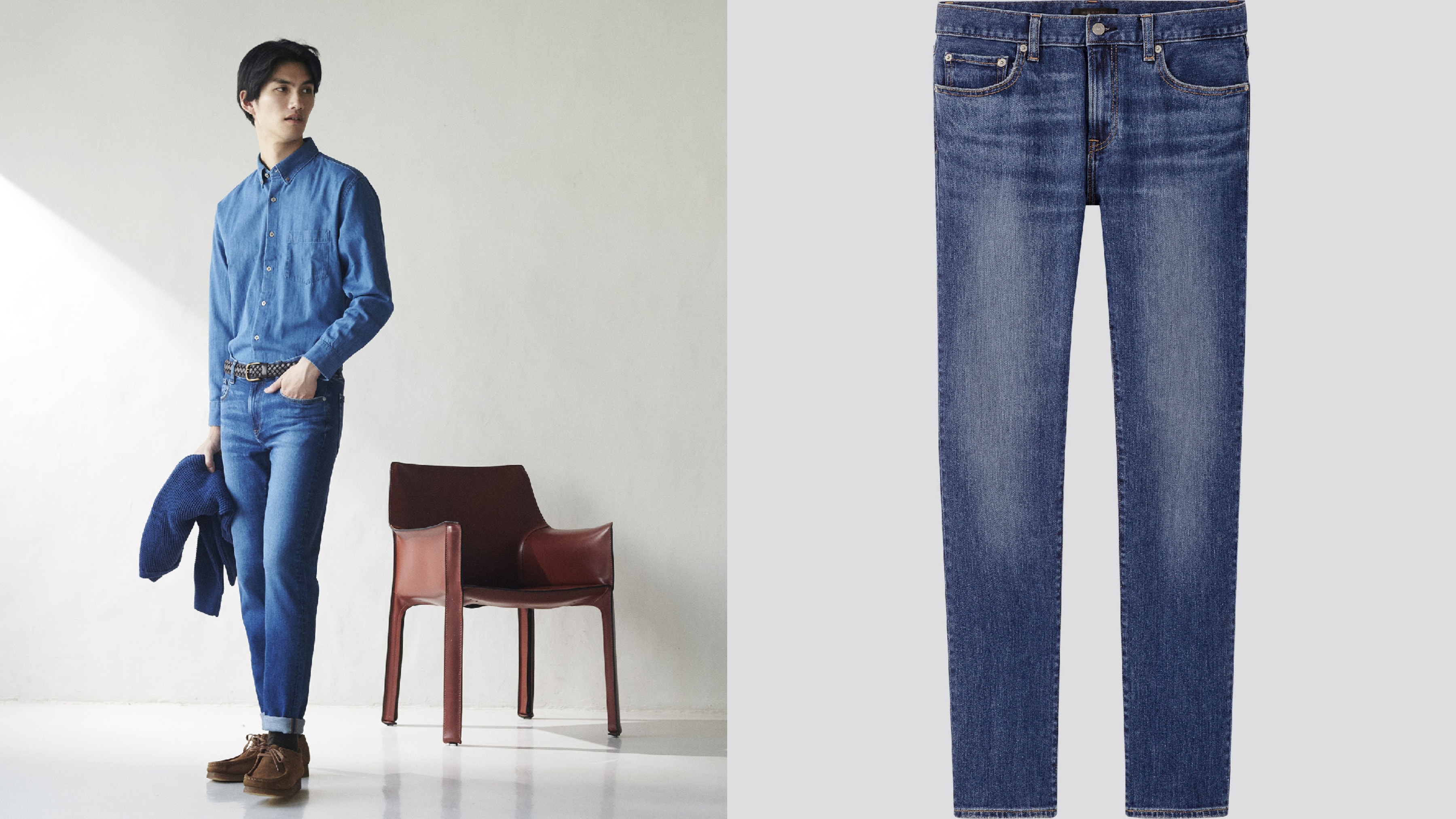 【新春優惠】男裝 SLIM FIT 牛仔褲 新年限定 $249 (原價$299)（UNIQLO）