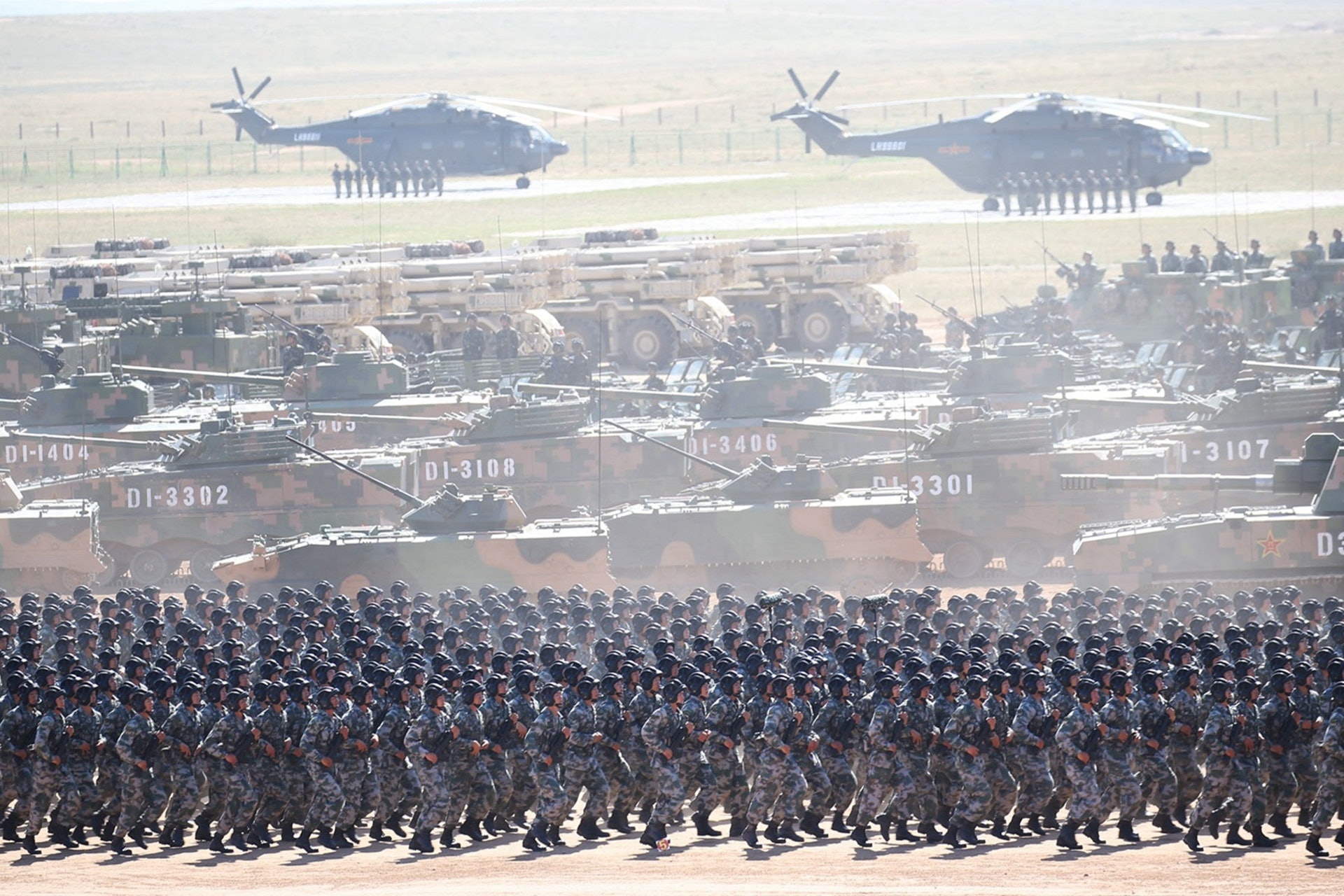 解放軍被指時刻備戰台海戰爭,但北京仍期望通過和平手段完成統一。(新華社)