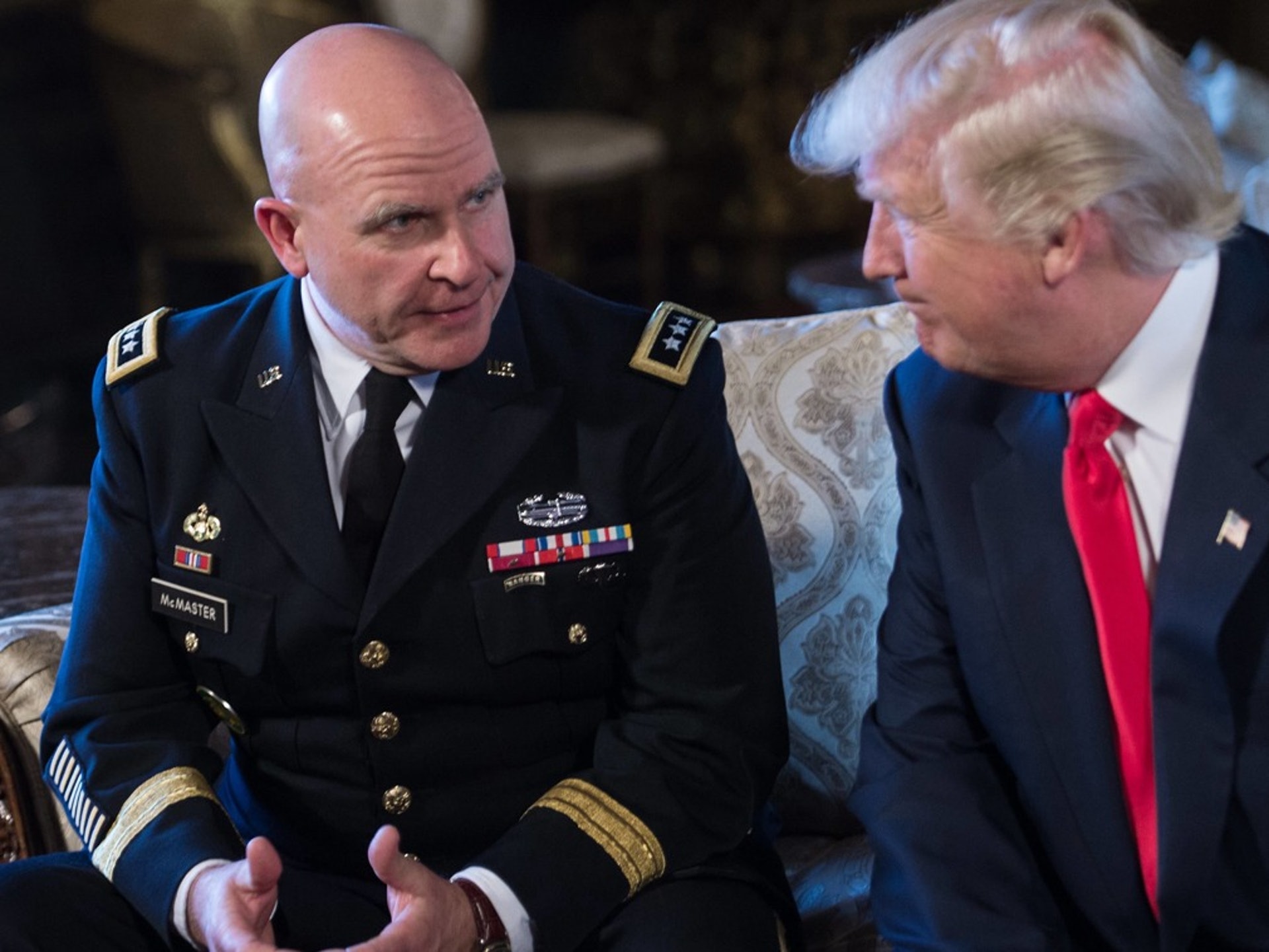 2017年2月20日，美國總統特朗普任命時任美國陸軍能力集成中心主管麥克馬斯特擔任國家安全顧問。（VCG）