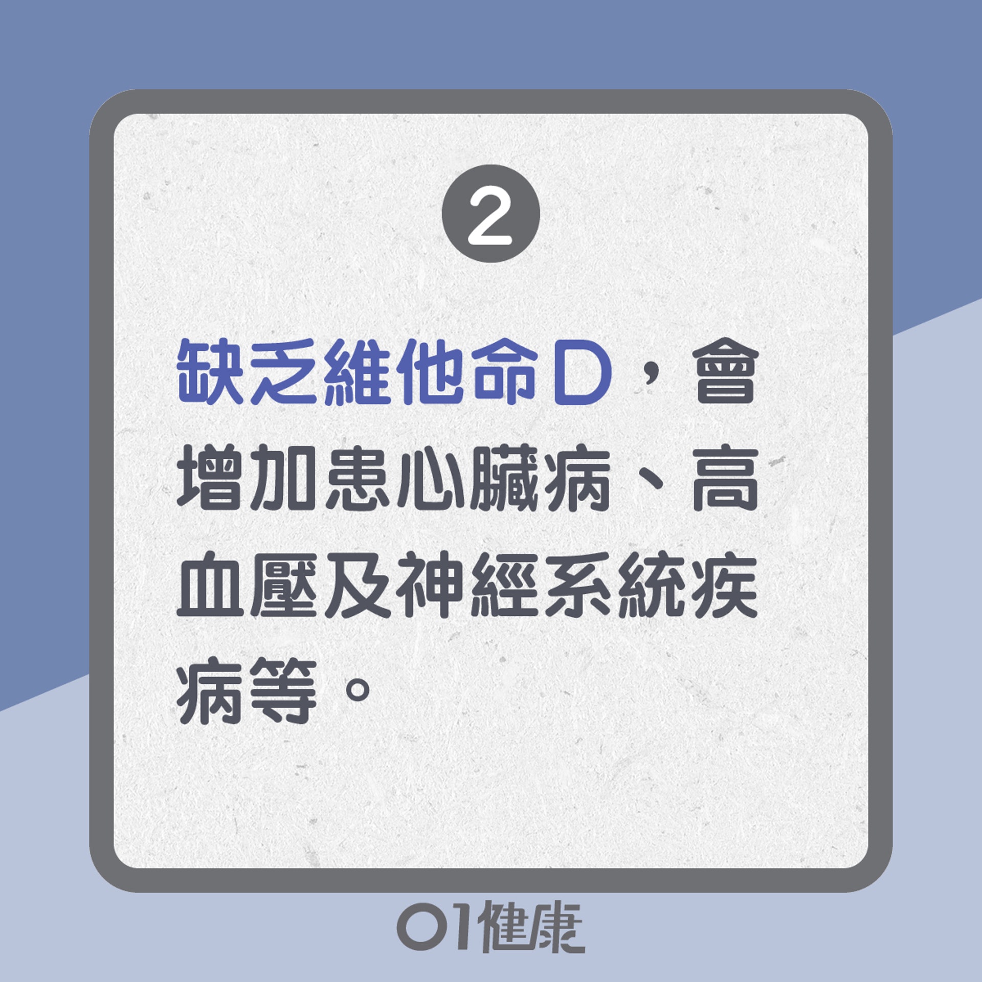 疲勞的10個原因:缺乏維他命D(01製圖) 疲勞的10個原因:缺乏維他命D(01製圖)