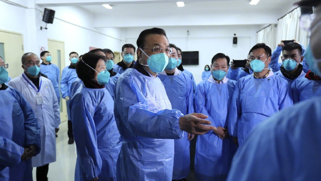 【武漢肺炎】國務院總理李克強到達武漢 考察指導疫情防控工作 【武漢肺炎】國務院總理李克強到達武漢 考察指導疫情防控工作