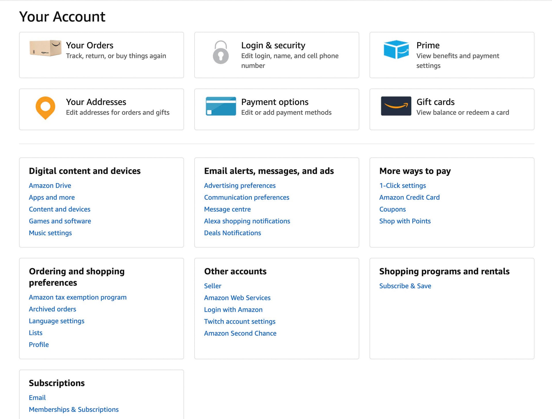 3. 先在Amazon內設定好「寄送地址」(網上截圖) 3. 先在Amazon內設定好「寄送地址」(網上截圖)
