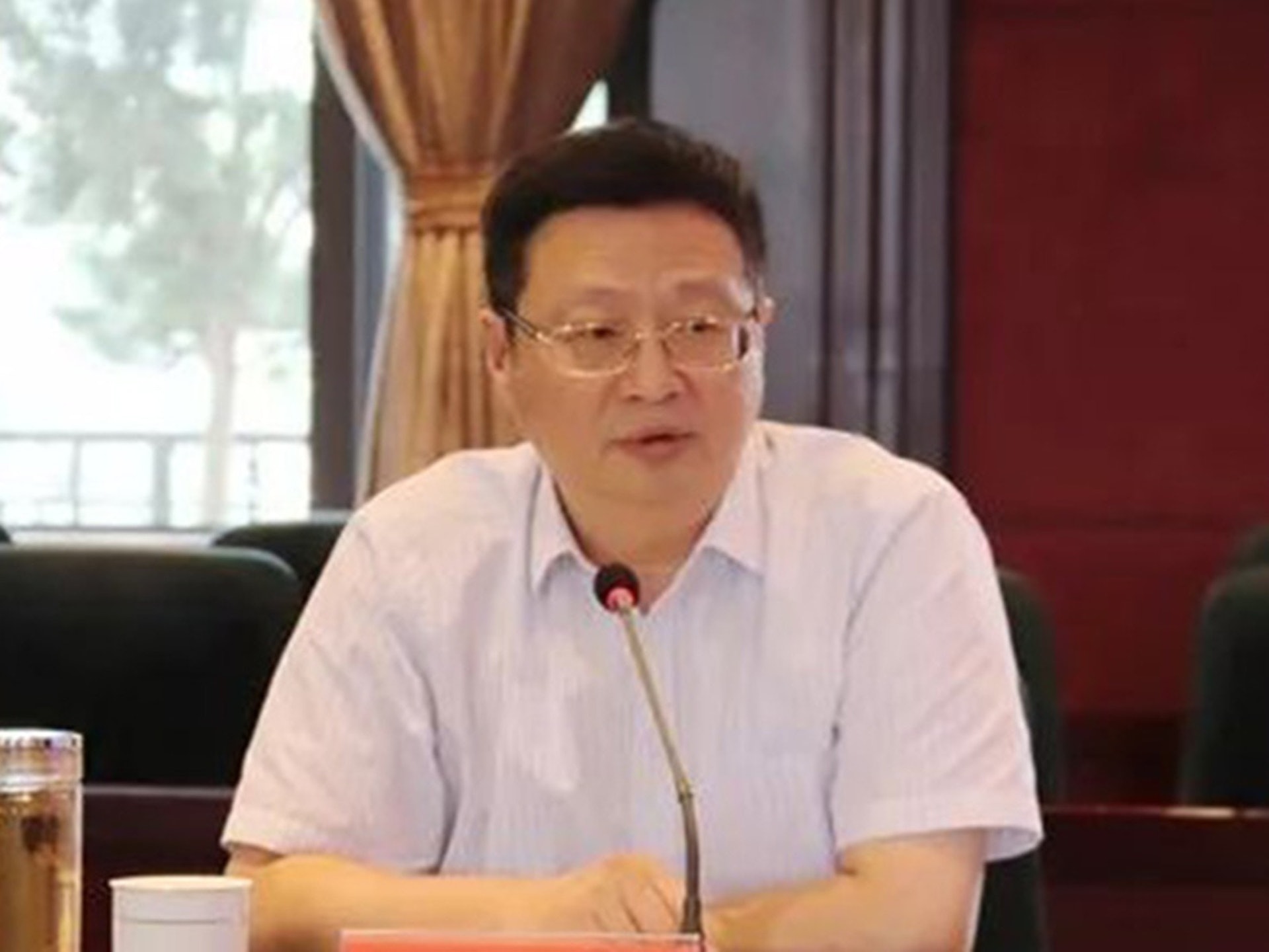 湖北省衛健委黨組書記張晉。(微博) 湖北省衛健委黨組書記張晉。(微博)