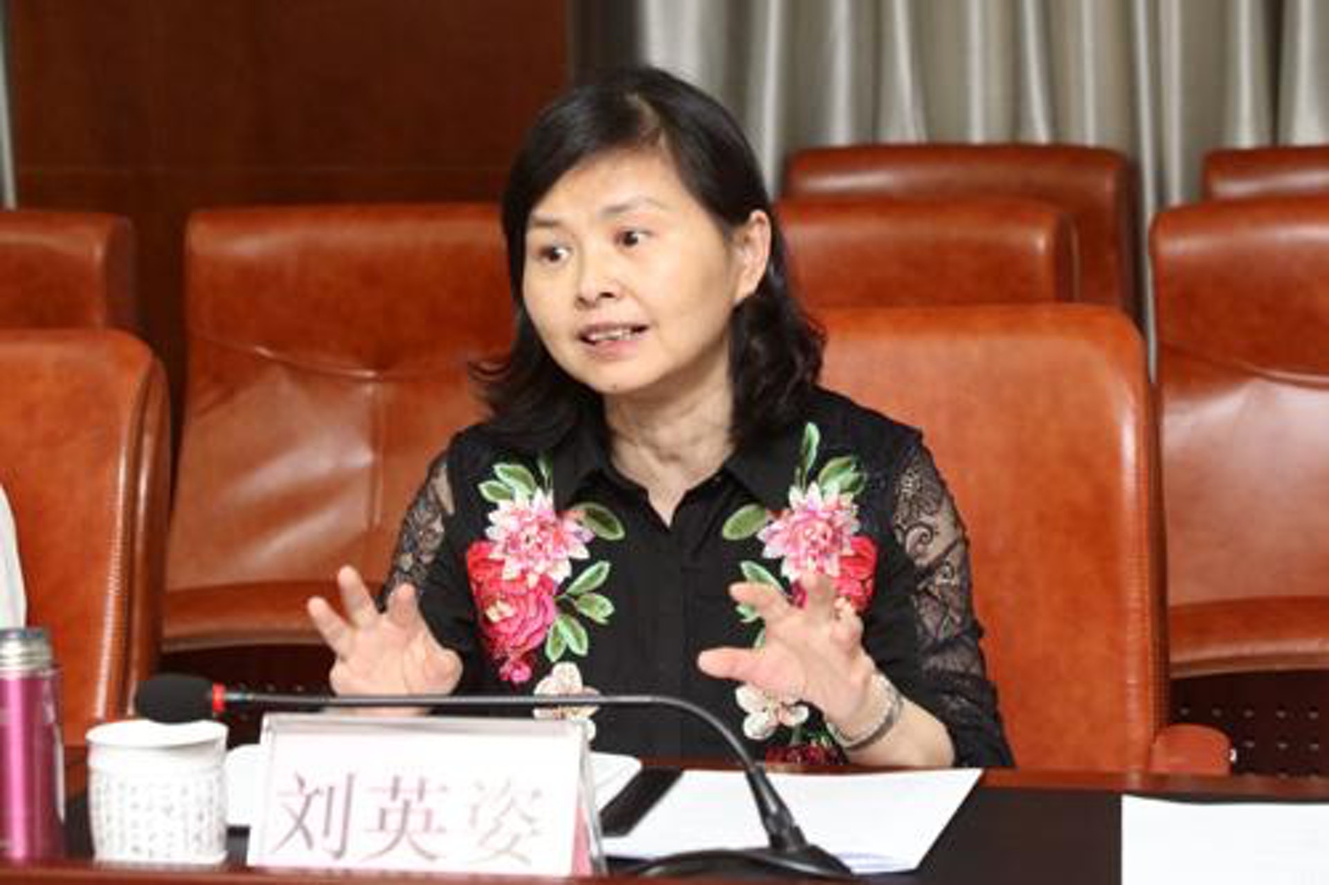 湖北衛生健康委員會主任劉英姿。(網絡圖片) 湖北衛生健康委員會主任劉英姿。(網絡圖片)
