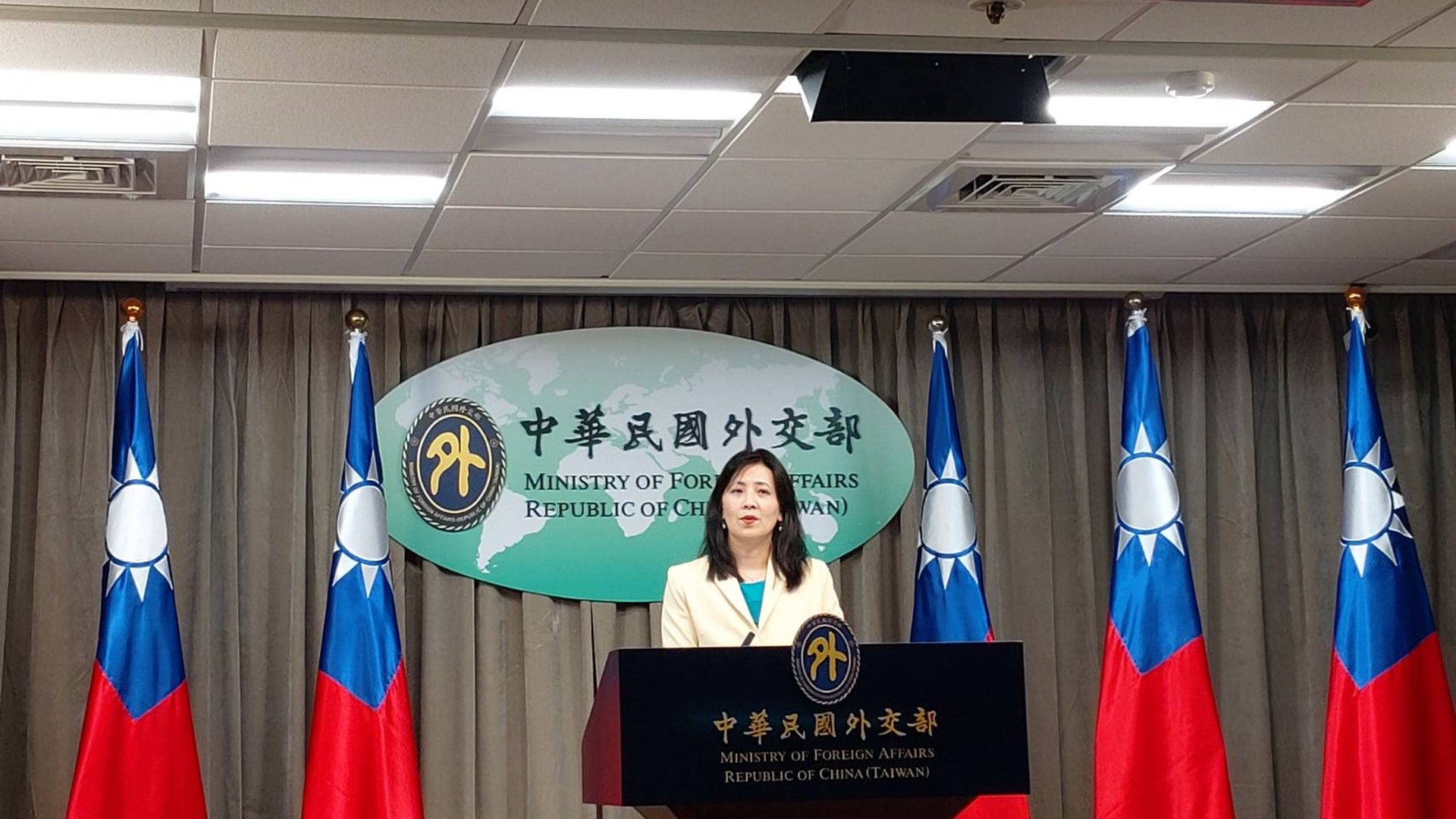台外交部發言人歐江安並未正面回應台灣參與WHO所用的名義一事。 (屈彥辰/多維新聞) 台外交部發言人歐江安並未正面回應台灣參與WHO所用的名義一事。 (屈彥辰/多維新聞)