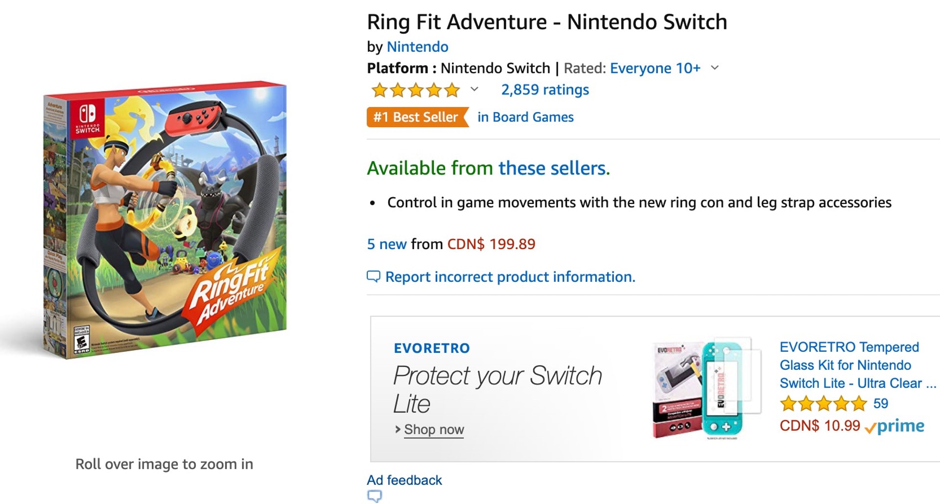 2月12日晚8時記者再上加拿大Amazon看,正價貨都已經被搶購一空了,只餘下一些199加幣的炒貨。(Amazon) 2月12日晚8時記者再上加拿大Amazon看,正價貨都已經被搶購一空了,只餘下一些199加幣的炒貨。(Amazon)