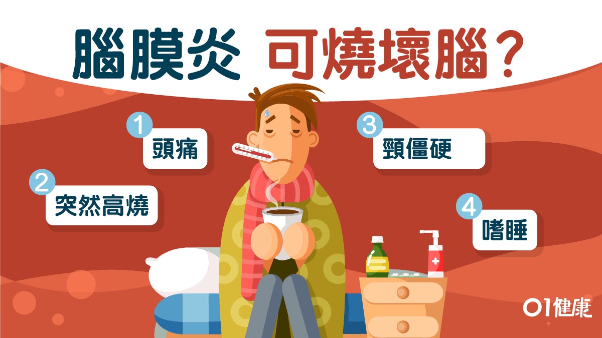 腦膜炎 初期病徵似流感突發高燒5大病徵慎防 燒壞腦 香港01 健康
