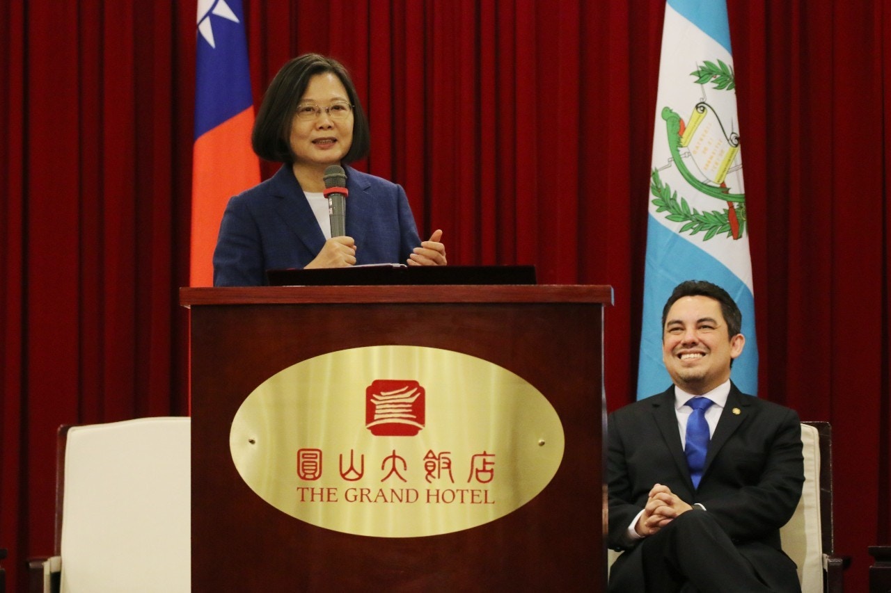 蔡英文：面對外來打壓，台灣不會低頭