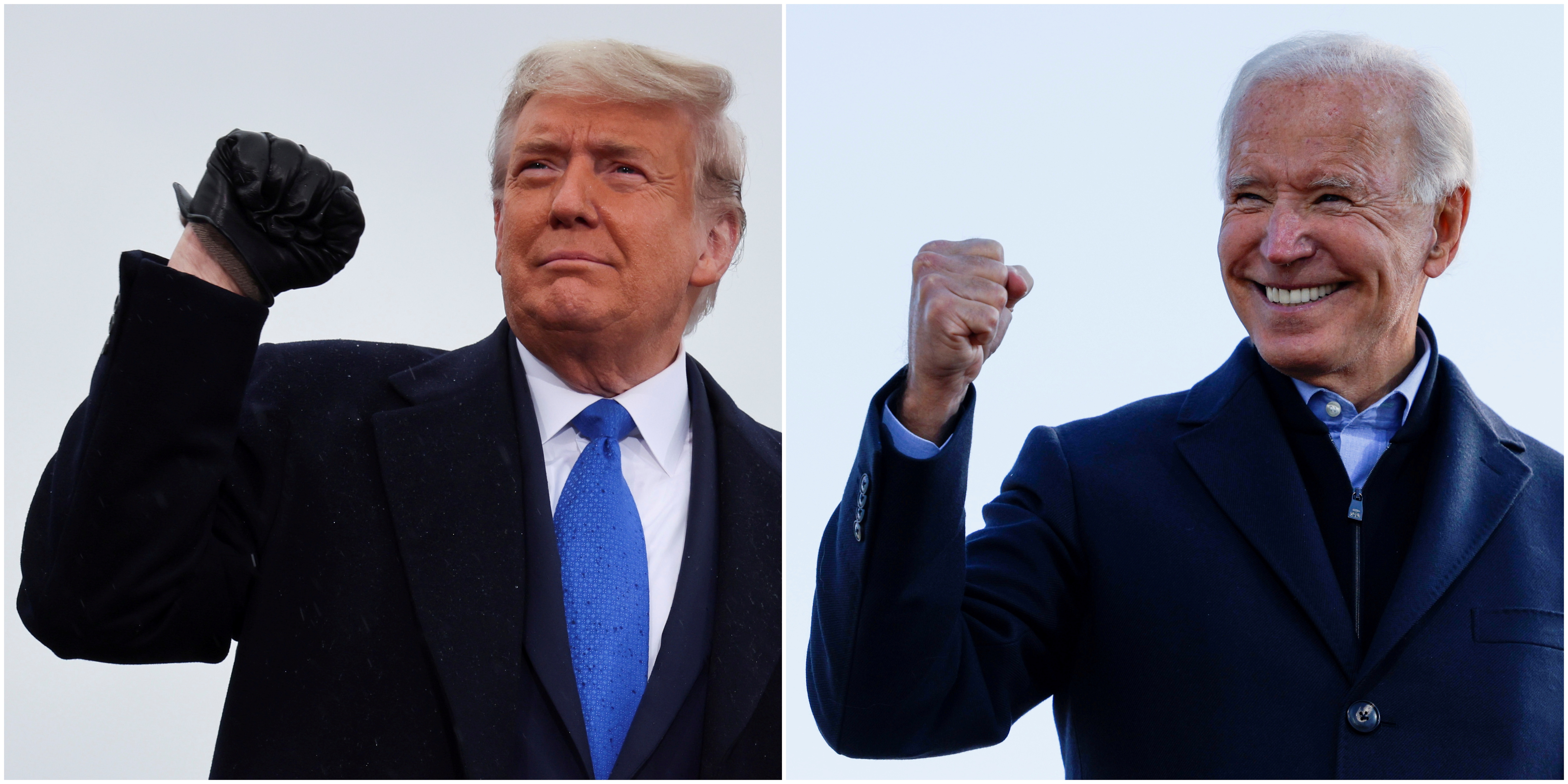 對於中國來說，特朗普（左）與拜登（右）誰才是一個好的美國總統？中國社會正為此經歷一場爭論。（Reuters）