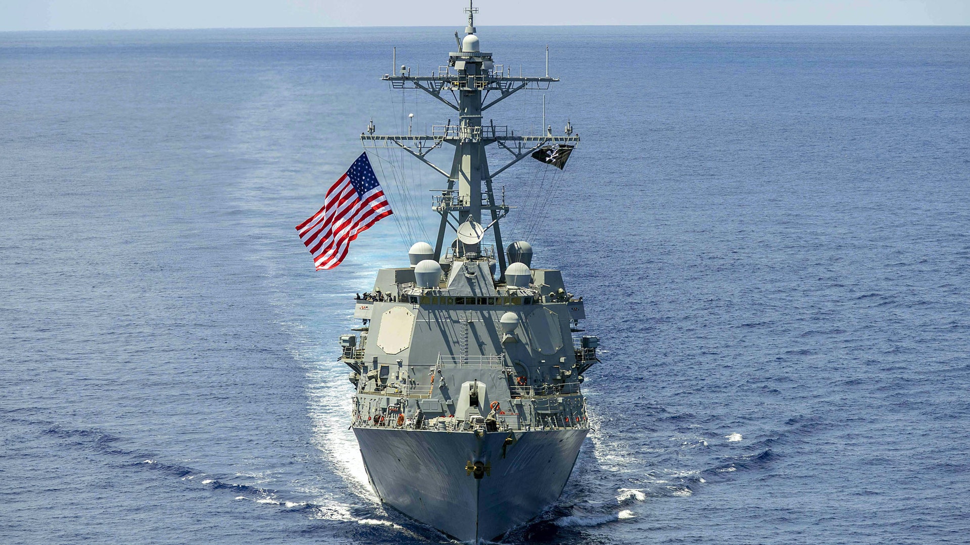 美加軍艦首次聯合穿越台灣海峽解放軍 嚴重危害台海和平穩定 美加軍艦首次聯合穿越台灣海峽解放軍 嚴重危害台海和平穩定