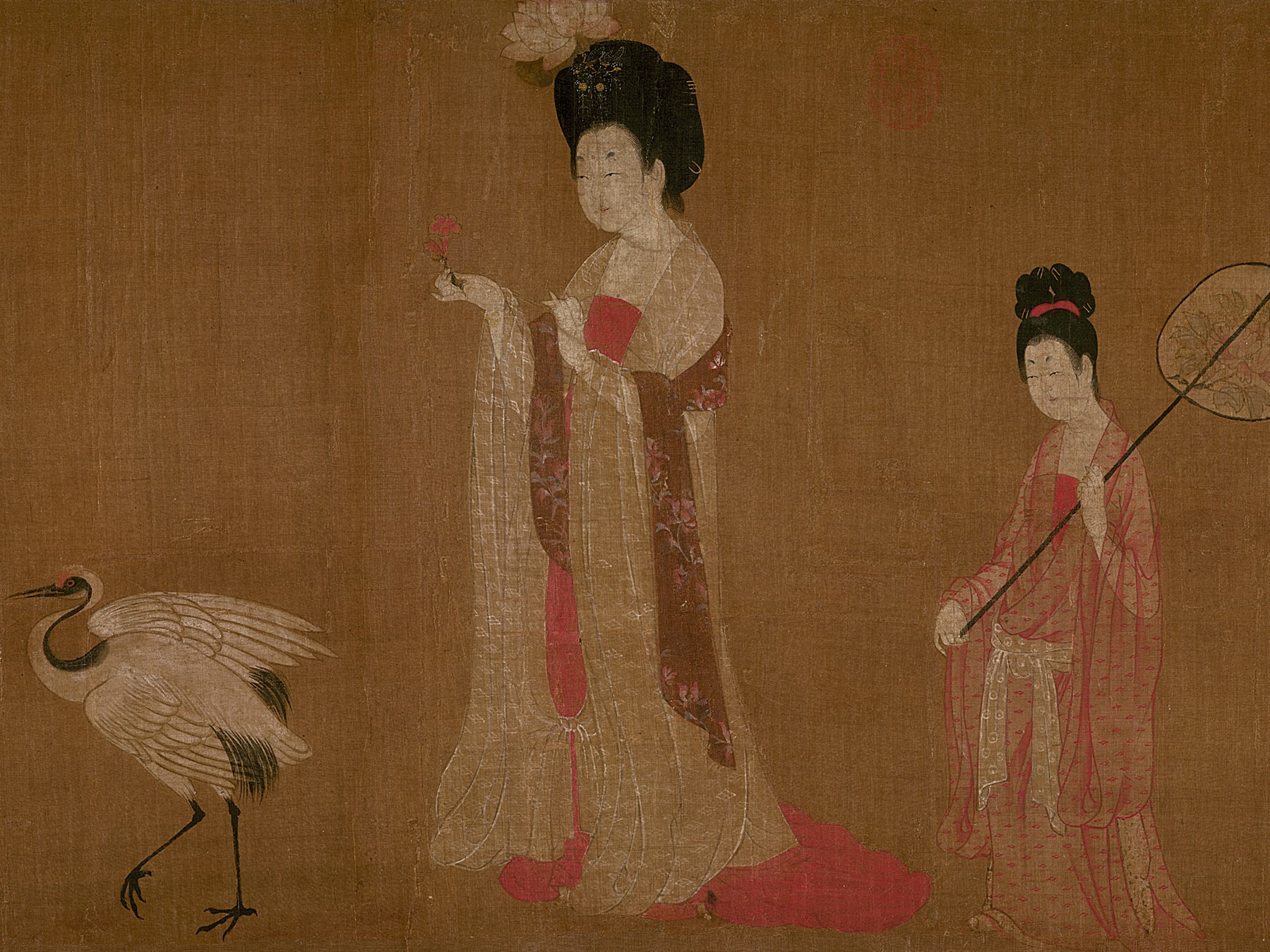 數位時代「睜大雙眼」看展從「渡海三家」看仕女圖的線條美