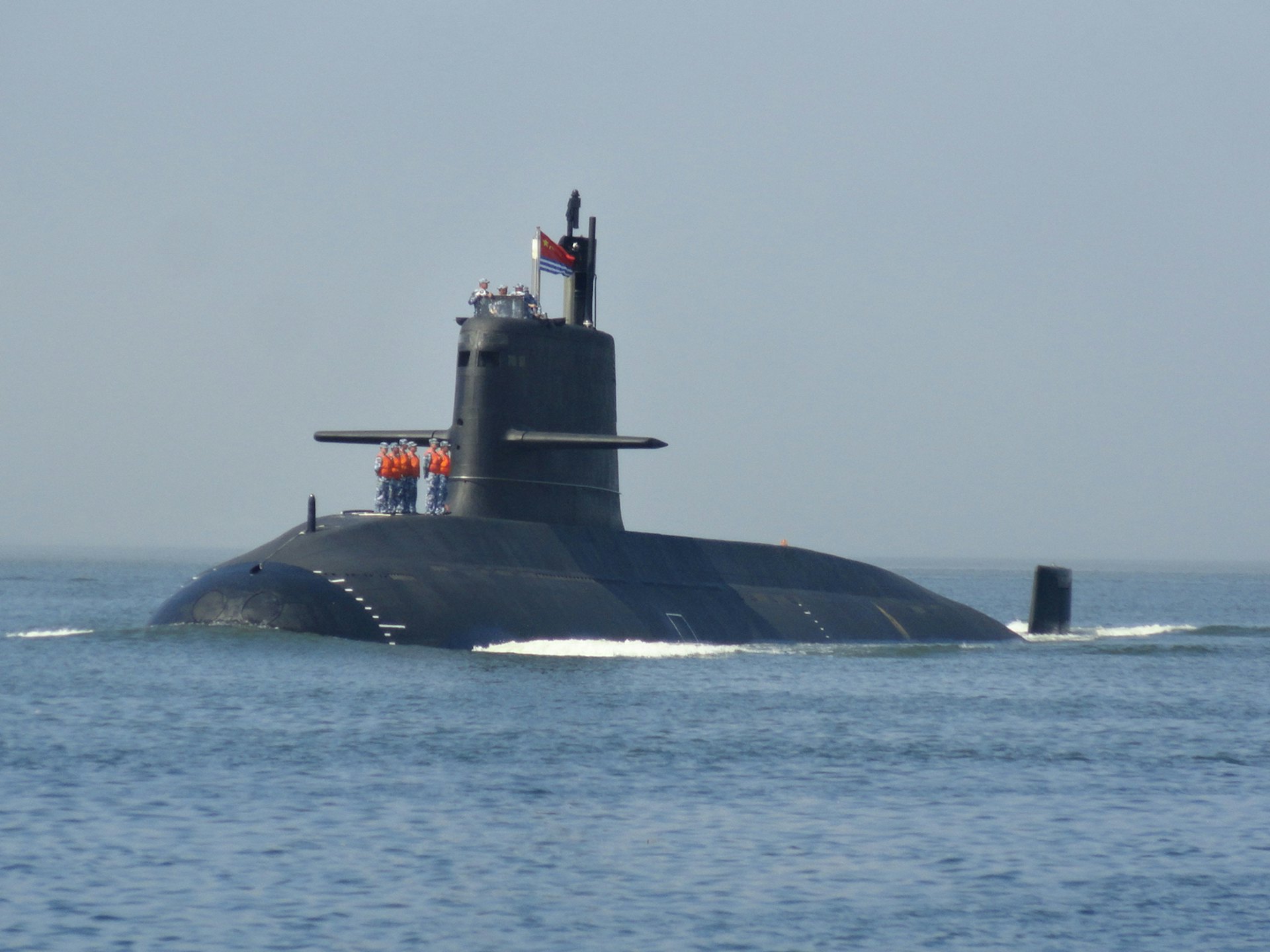 2017年6月15日,央視披露中國海軍裝備的039型AIP潛艇。(鼎盛軍事)