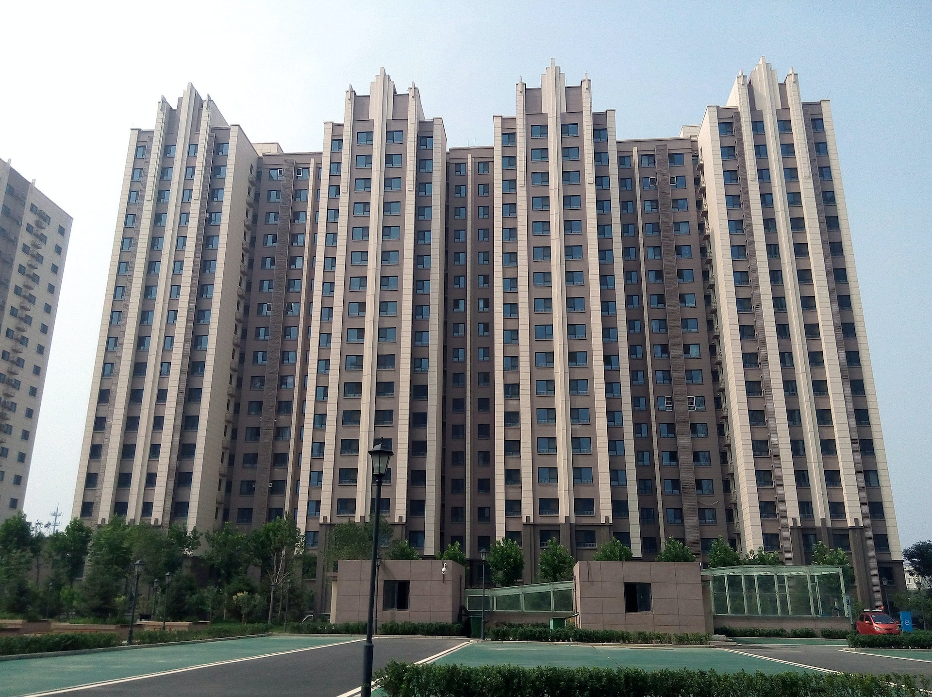 位於北京大興區景明路的燕保高米店家園，是北京市保障房投資中心首個投入運營的自建公租房項目。  （圖源：VCG）