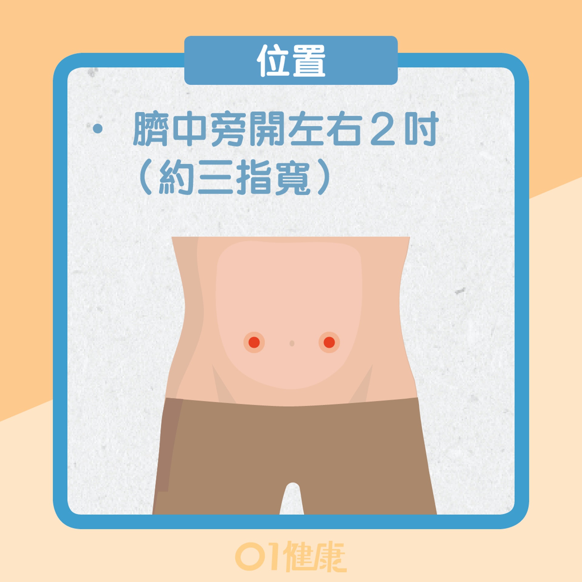 治療脾胃疾病的穴位(01製圖) 治療脾胃疾病的穴位(01製圖)