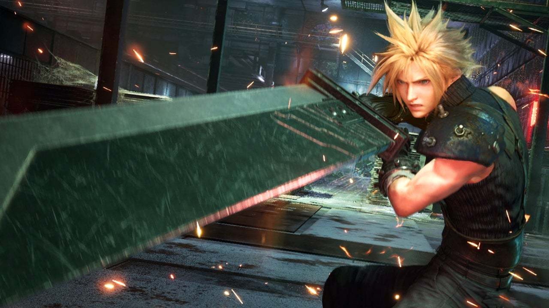 Buster Sword是FF7主角Cloud的專屬武器,其偌大的體積,乃標誌性的象徵。(圖片擷取自IGN) Buster Sword是FF7主角Cloud的專屬武器,其偌大的體積,乃標誌性的象徵。(圖片擷取自IGN)
