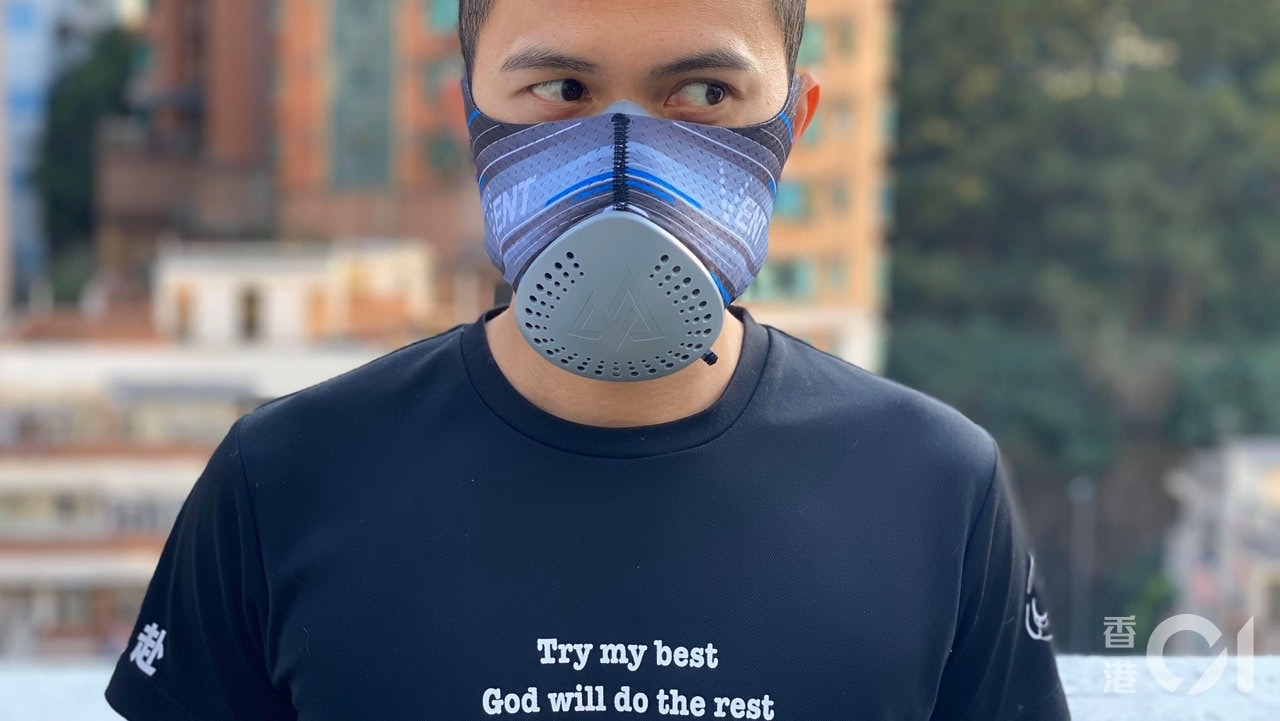 訓練口罩（區嘉俊提供）