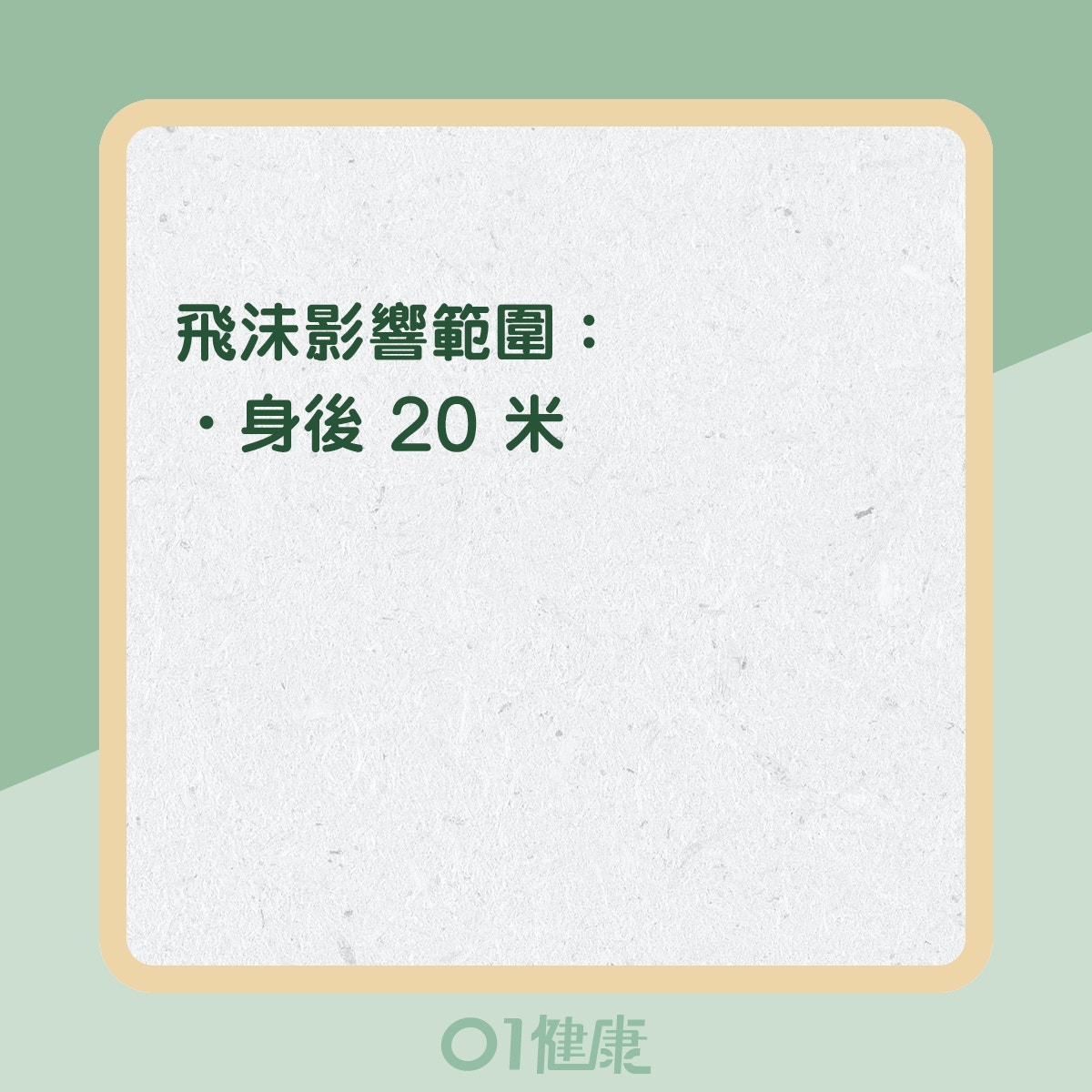 做運動的安全距離（01製圖）