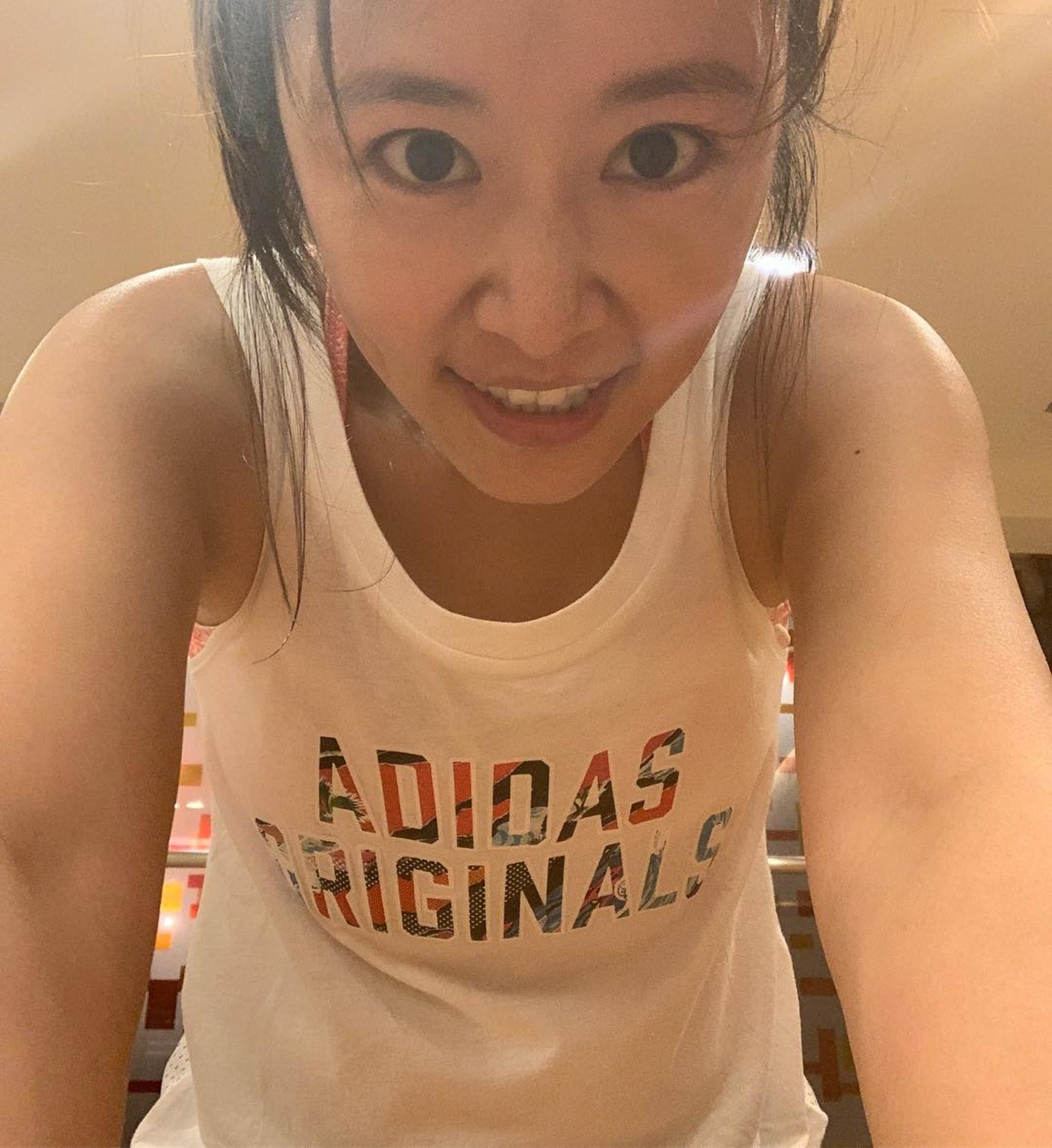 林心如經常分享做運動的素顏照。(Instagram@loveruby_official) 林心如經常分享做運動的素顏照。(Instagram@loveruby_official)