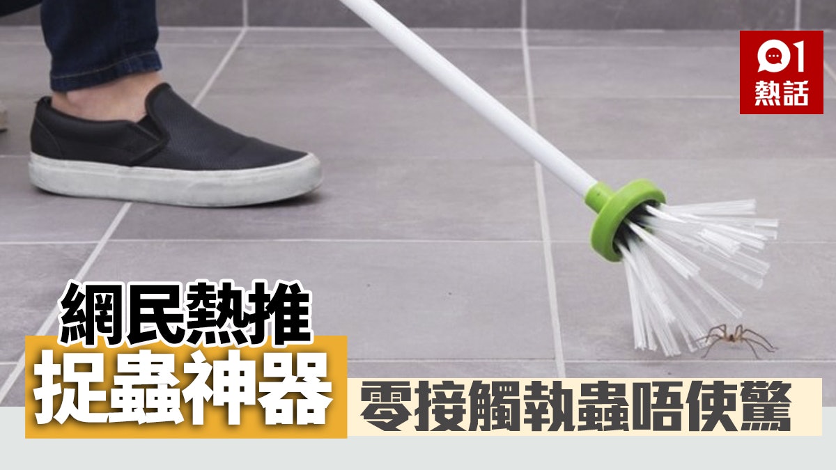 網民分享淘寶捉蟲神器 零接觸執走蚊蟲 怕蟲者拒用:走近也不敢 網民分享淘寶捉蟲神器 零接觸執走蚊蟲 怕蟲者拒用:走近也不敢