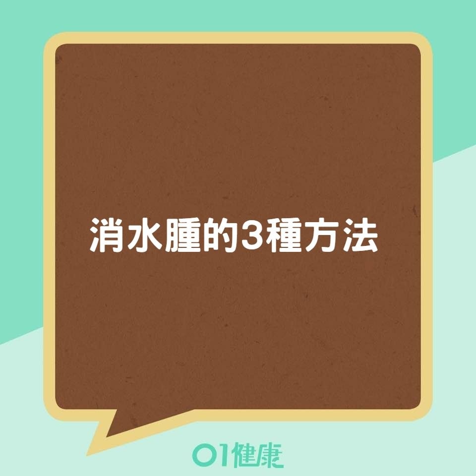 消水腫的3種方法（01製圖）