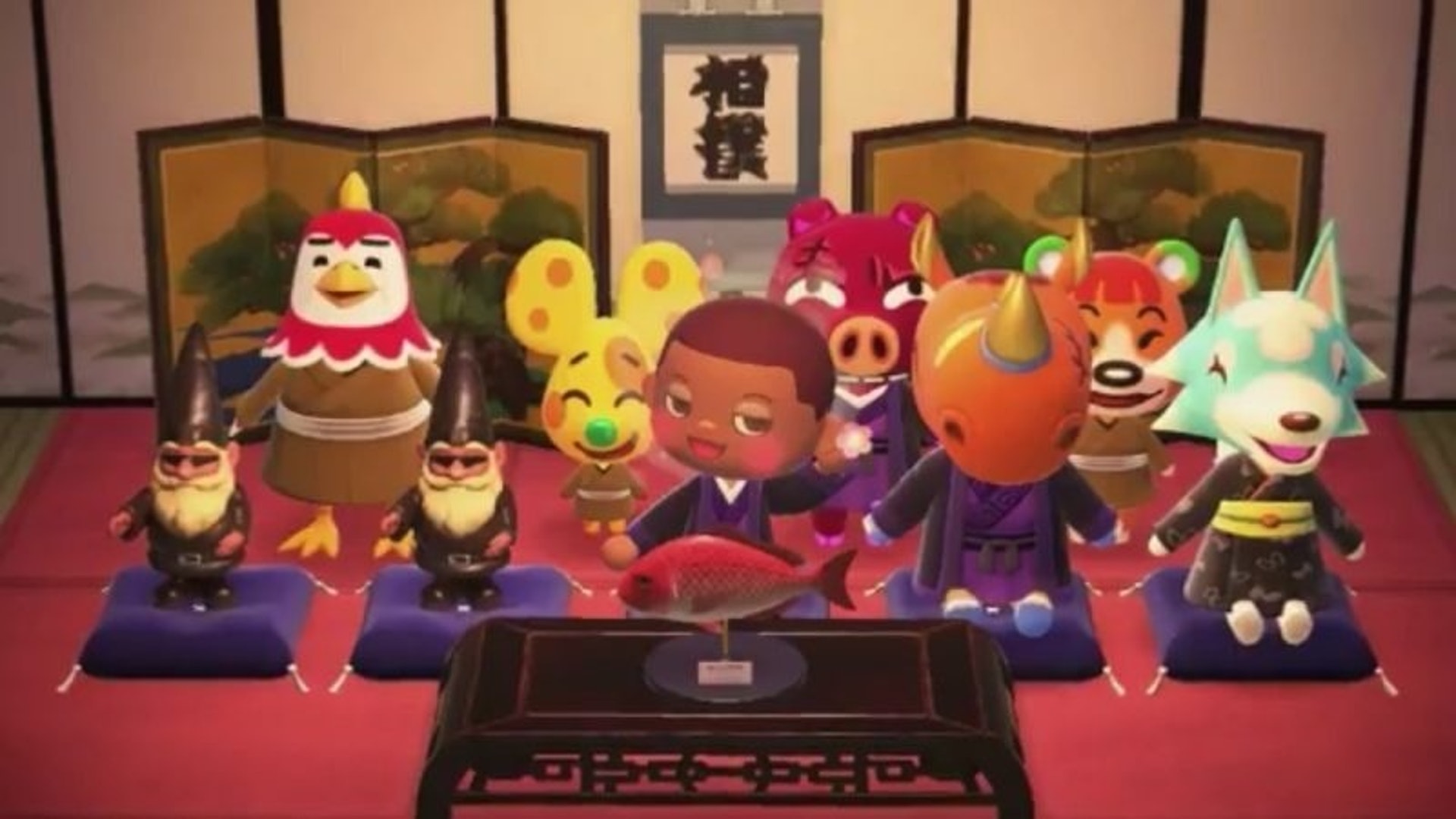 動物之森 推動物變相撲game有得諗 衣裝 場地設計認證公開
