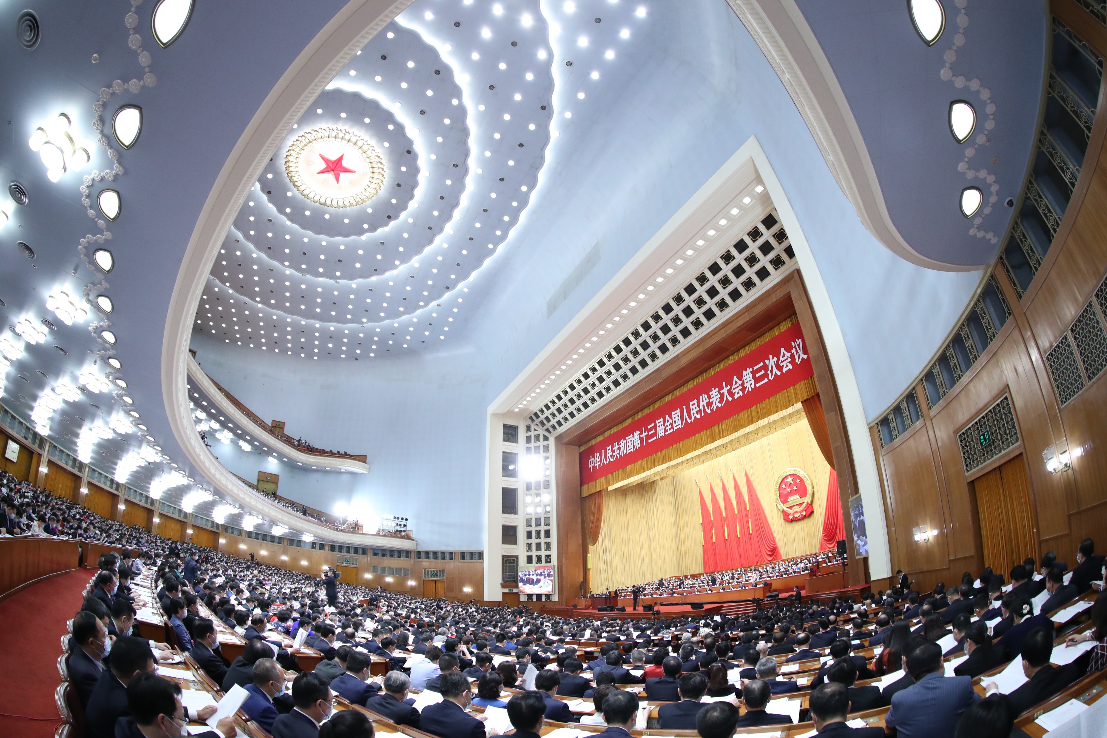 敘利亞、朝鮮等10國公開支持中國全國人大立法。（新華社）