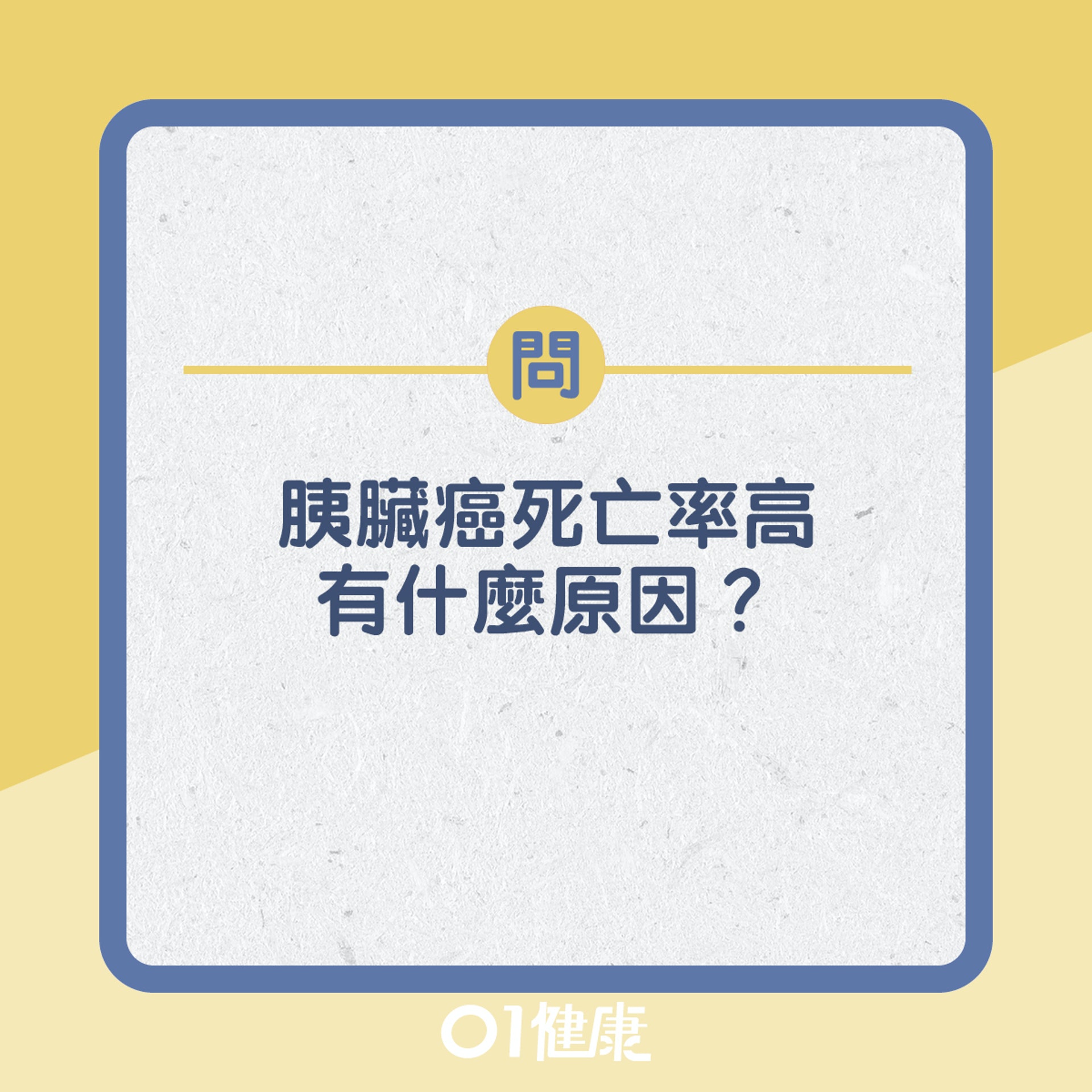 胰臟癌死亡率高的原因(01製圖) 胰臟癌死亡率高的原因(01製圖)