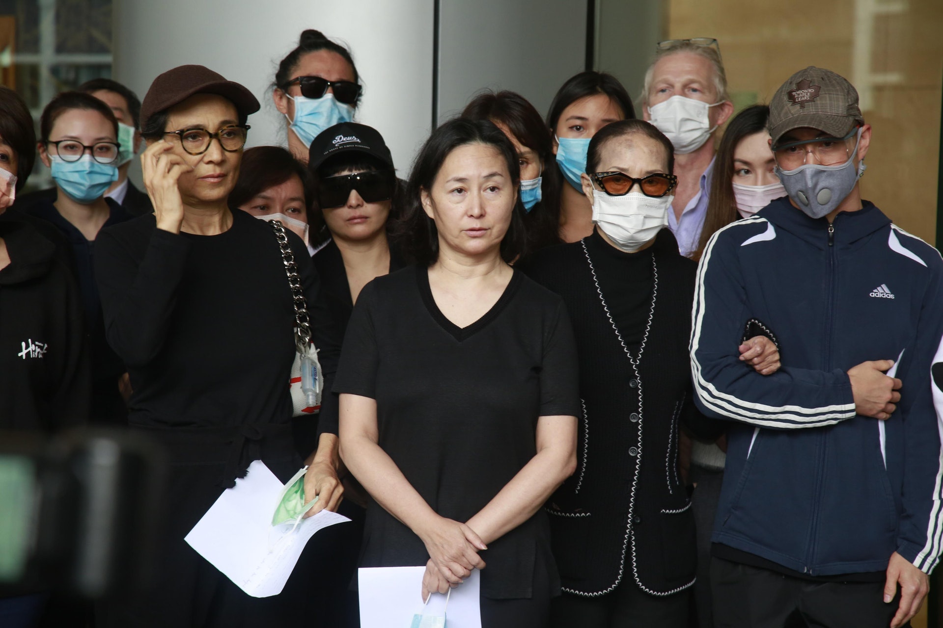 家人日前對外回應賭王逝世消息。(梁碧玲攝) 家人日前對外回應賭王逝世消息。(梁碧玲攝)