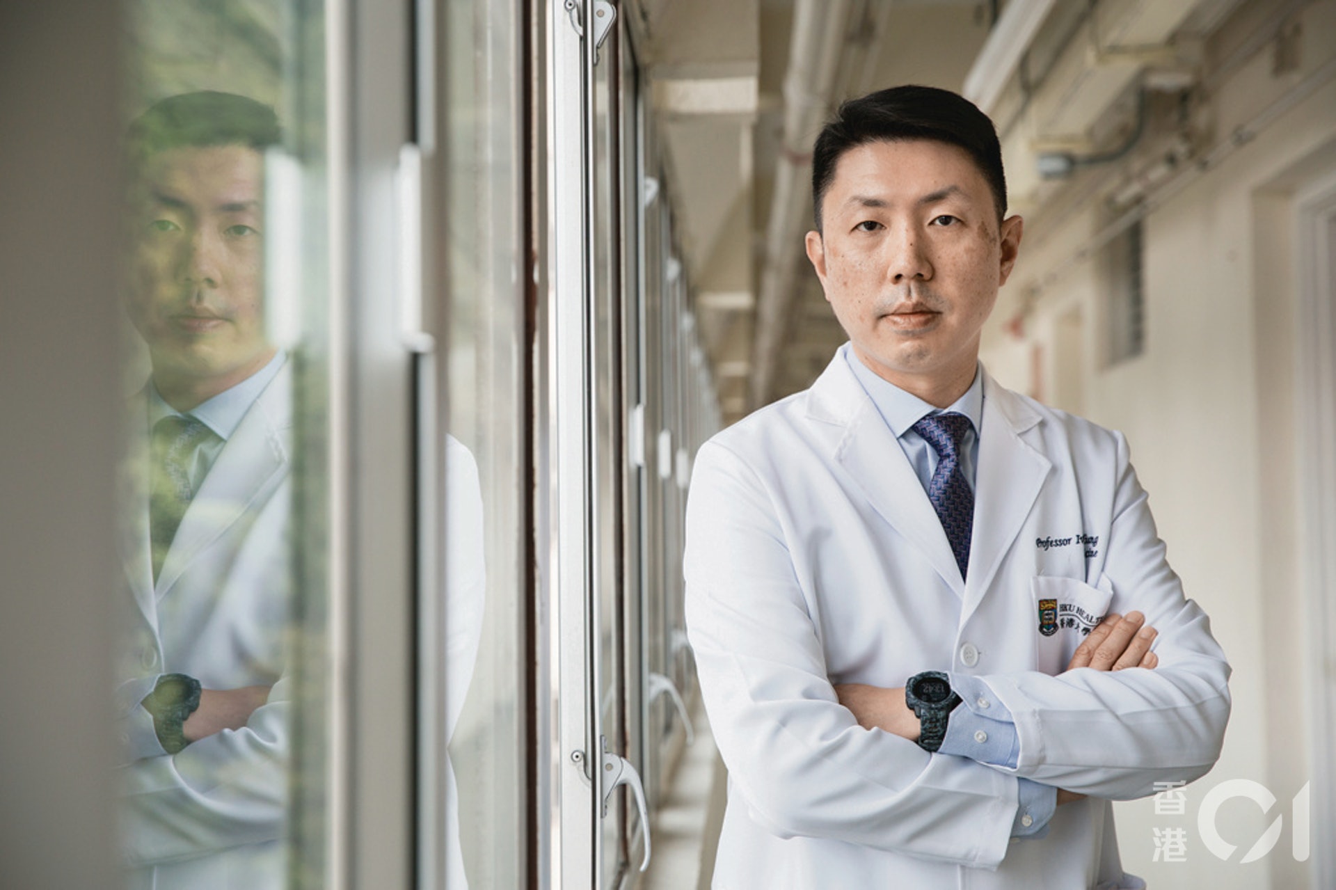 孔繁毅則指,若病人接受「通波仔」手術後病情稱定,觀察兩三個月後便可接種第二劑疫苗。(資料圖片/黃寶瑩攝) 孔繁毅則指,若病人接受「通波仔」手術後病情稱定,觀察兩三個月後便可接種第二劑疫苗。(資料圖片/黃寶瑩攝)