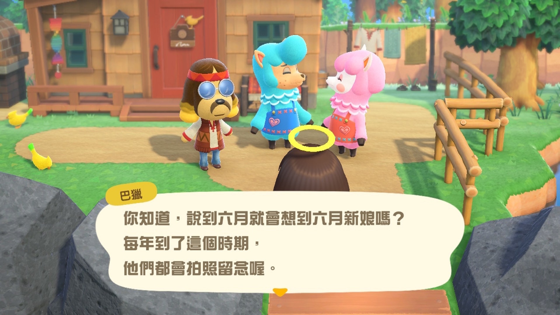《動物之森》6月婚禮活動(遊戲擷圖) 《動物之森》6月婚禮活動(遊戲擷圖)