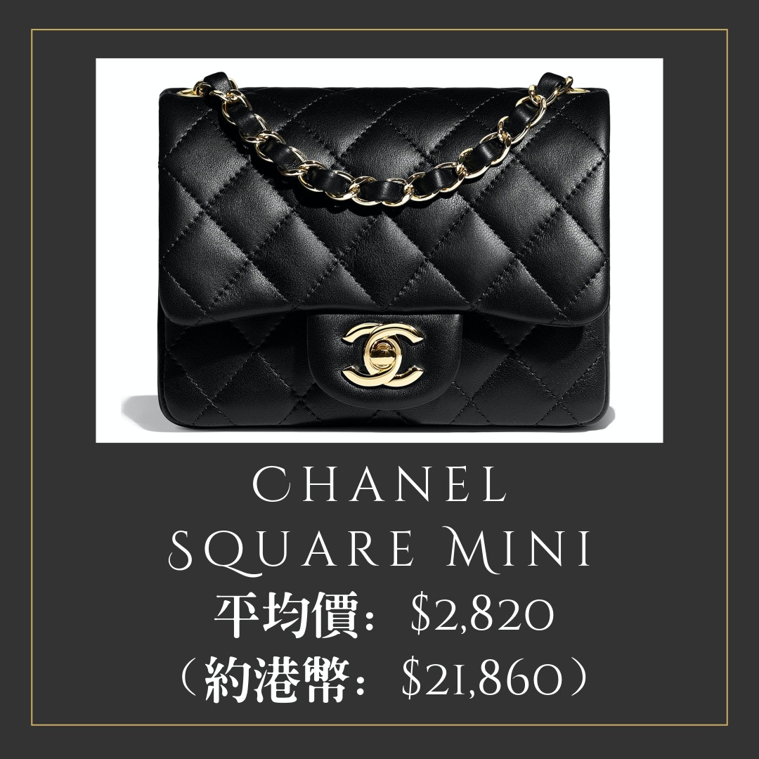 CHANEL熱門手袋二手行情（CHANEL／01製圖）