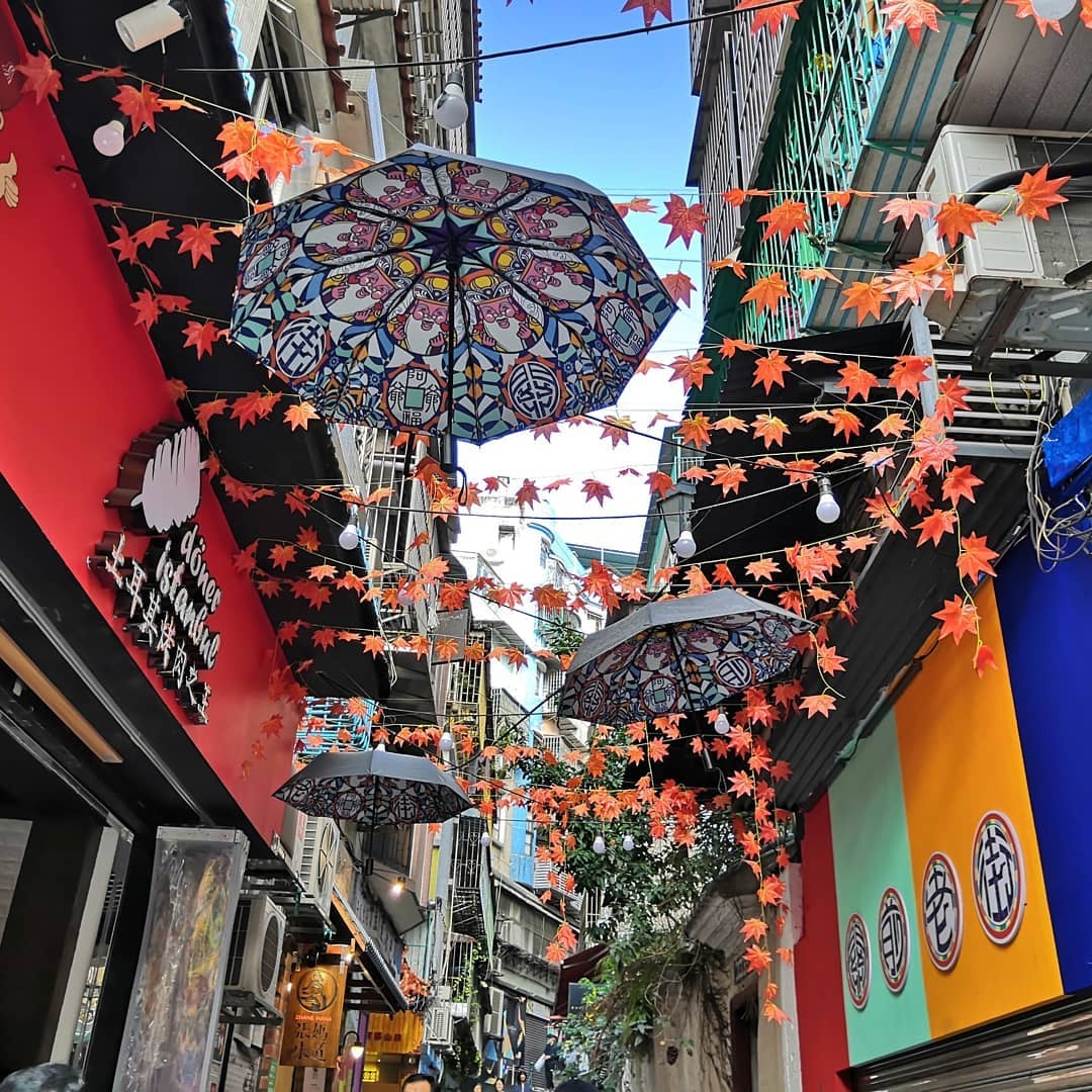 有時仲會更換裝飾，今次就有傳統雨傘！（ig@ anna201107）