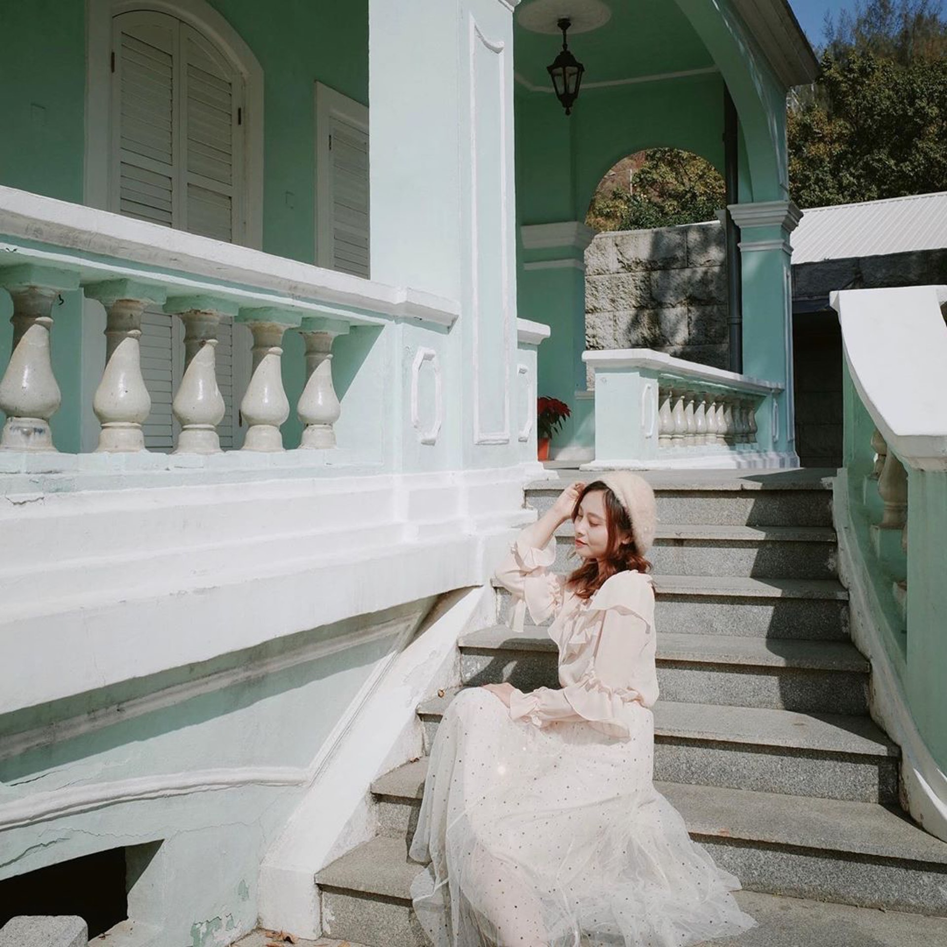 樓梯位打卡就最容易影到長腿。(ig@ skinnnnnnnnn ) 樓梯位打卡就最容易影到長腿。(ig@ skinnnnnnnnn )