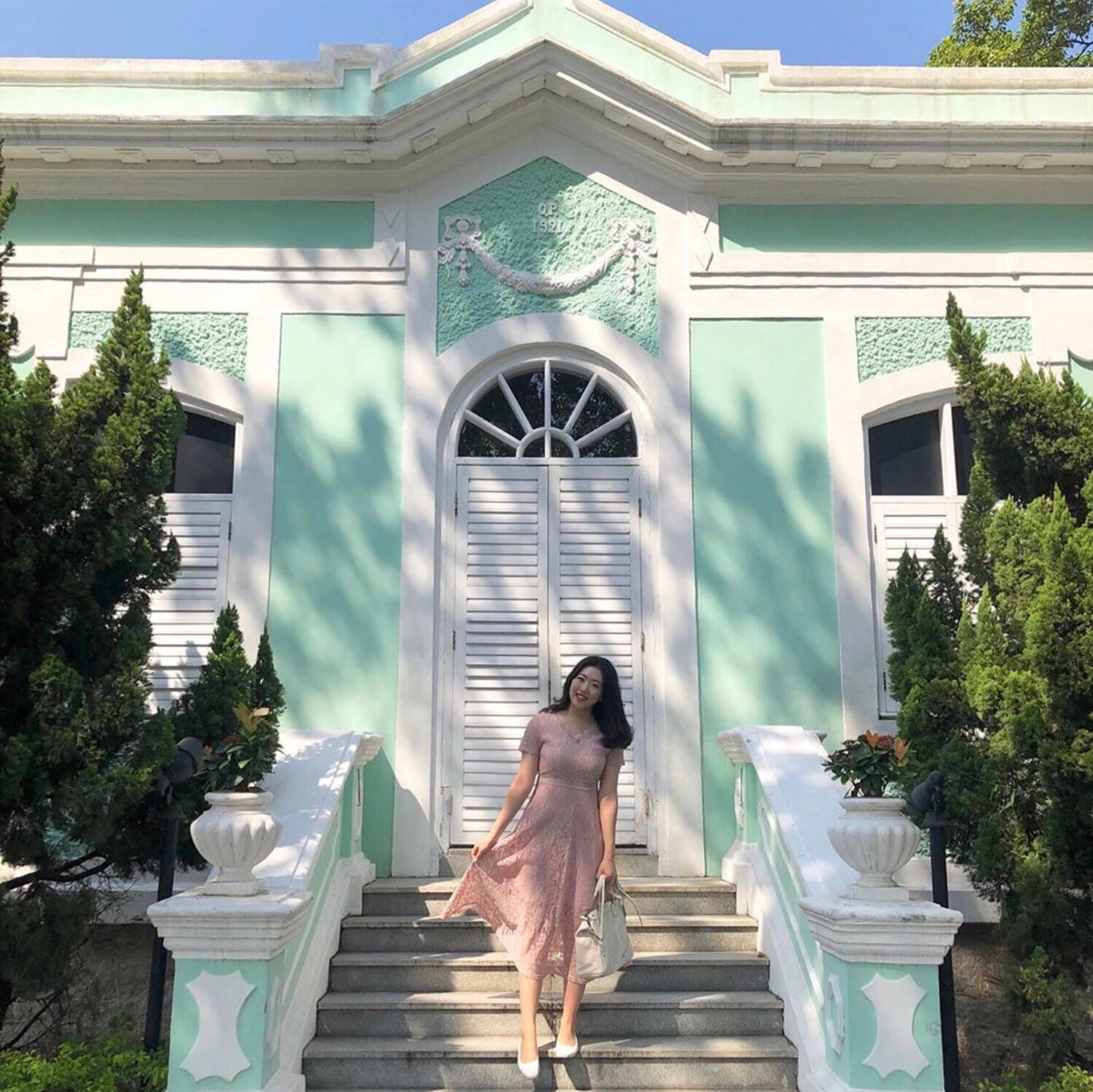 好多人會揀大門口的樓梯打卡。(ig@ j_i_nkong) 好多人會揀大門口的樓梯打卡。(ig@ j_i_nkong)