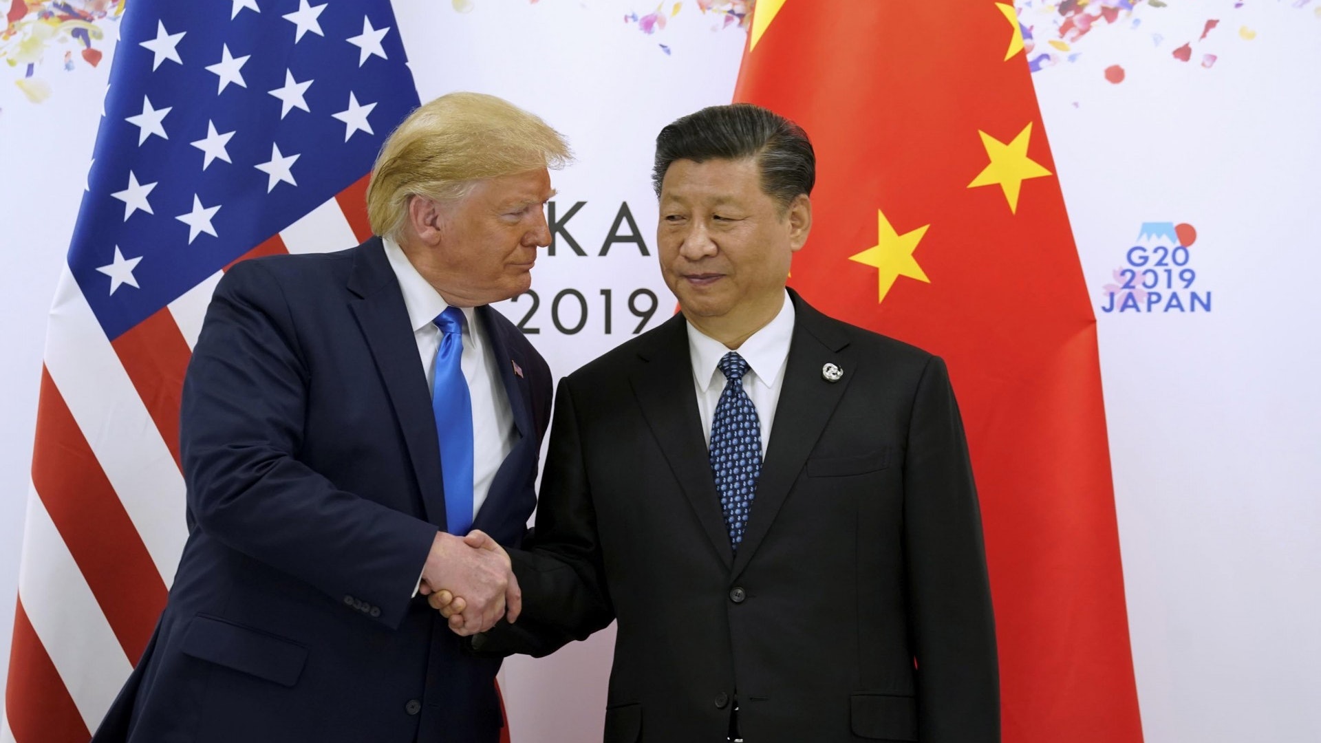 習近平特朗普久未通話 永遠的朋友成昨日之友? 1 2019年,習近平和特朗普在大阪會麵。(資料圖片)