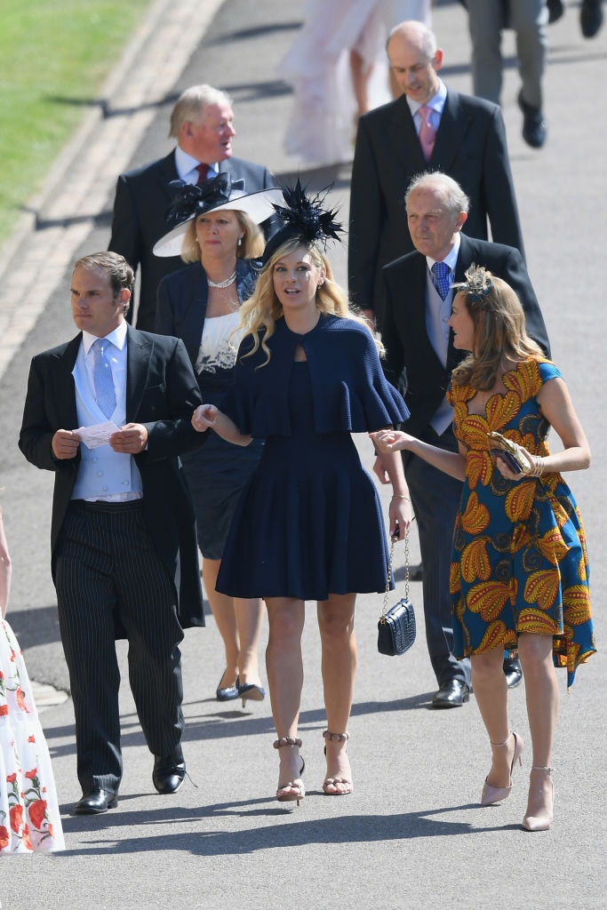 【哈里王子前度女友】最后，Chelsy还是出席了典礼，但不出席婚礼后的私人晚会。（Getty Images）
