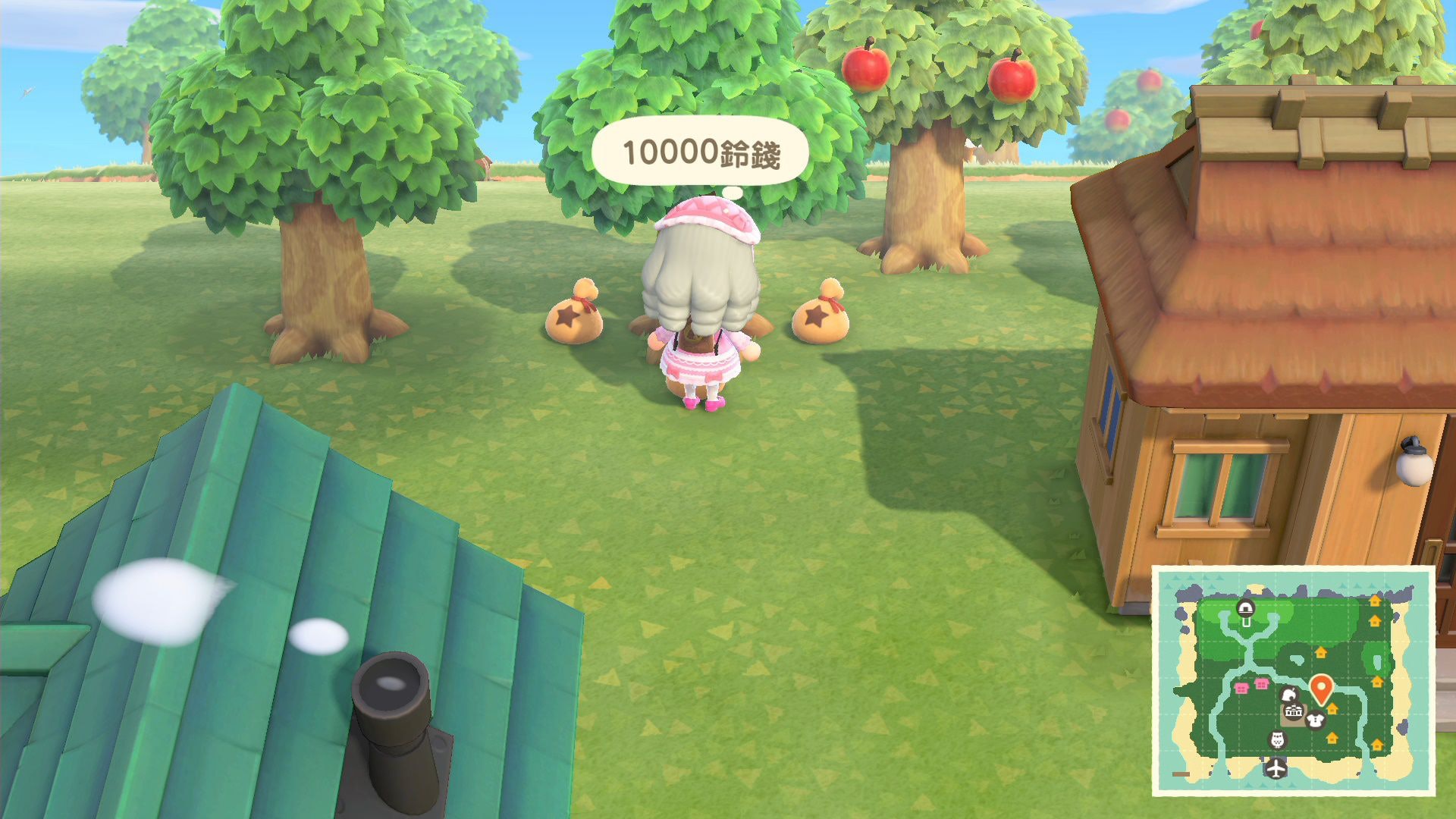 根據你投入的鈴錢便會取回3倍鈴錢。此時樹木也會變回普通的闊葉樹,再無掉錢功能 根據你投入的鈴錢便會取回3倍鈴錢。此時樹木也會變回普通的闊葉樹,再無掉錢功能