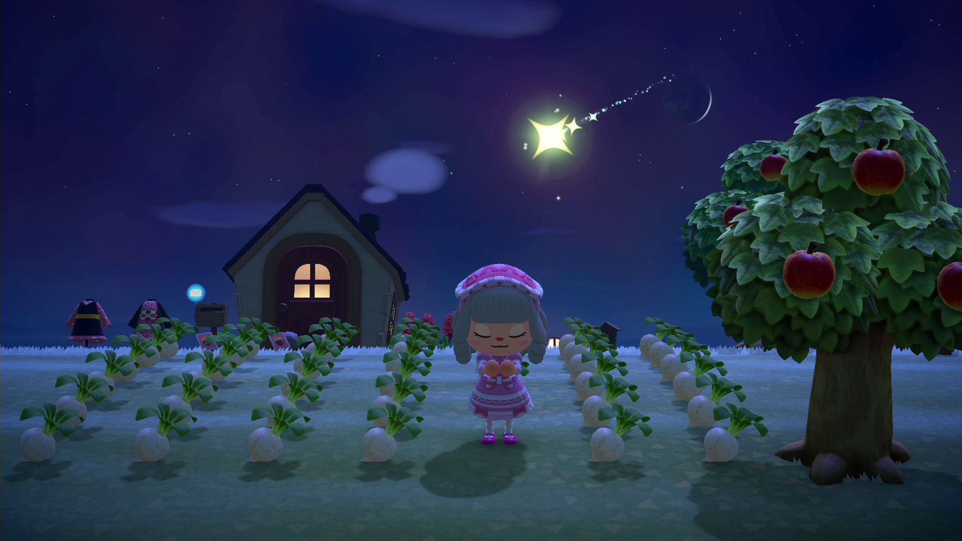 流星雨是會在整個時間帶不斷出現,你也可以繼續遊戲,當有效果音時才立即放下工具,望天及許願 流星雨是會在整個時間帶不斷出現,你也可以繼續遊戲,當有效果音時才立即放下工具,望天及許願