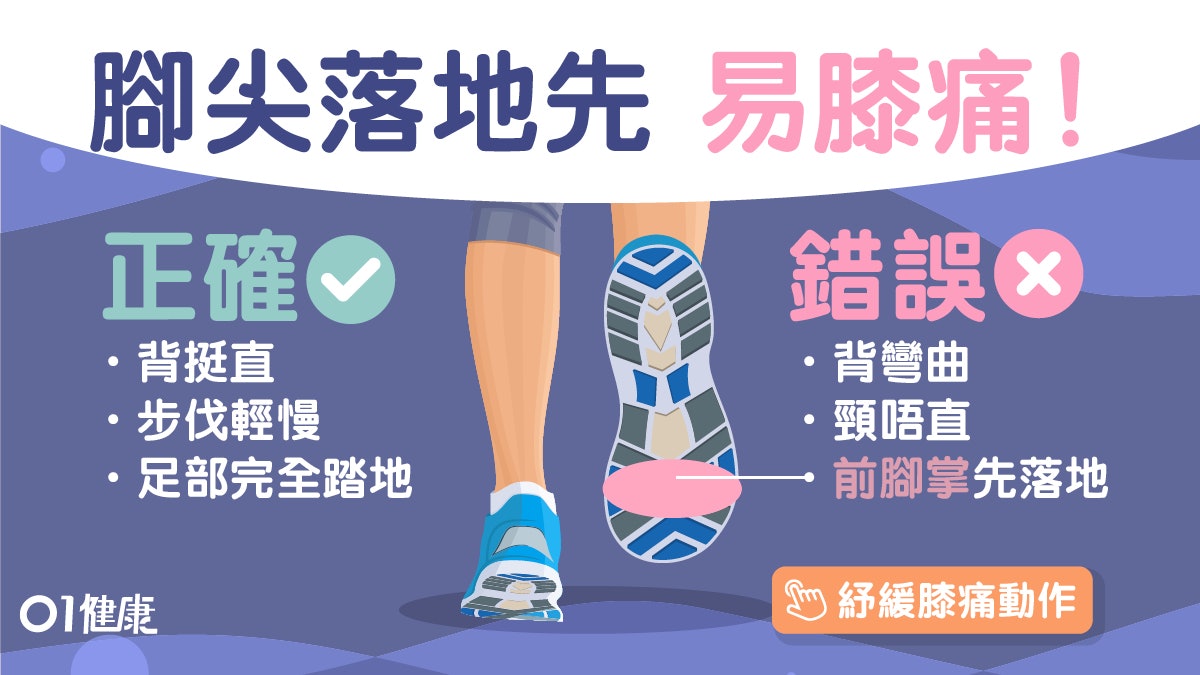 【關節痛】走樓梯前腳掌着地致膝蓋痛?簡易動作紓緩關節傷腳板痛 【關節痛】走樓梯前腳掌着地致膝蓋痛?簡易動作紓緩關節傷腳板痛