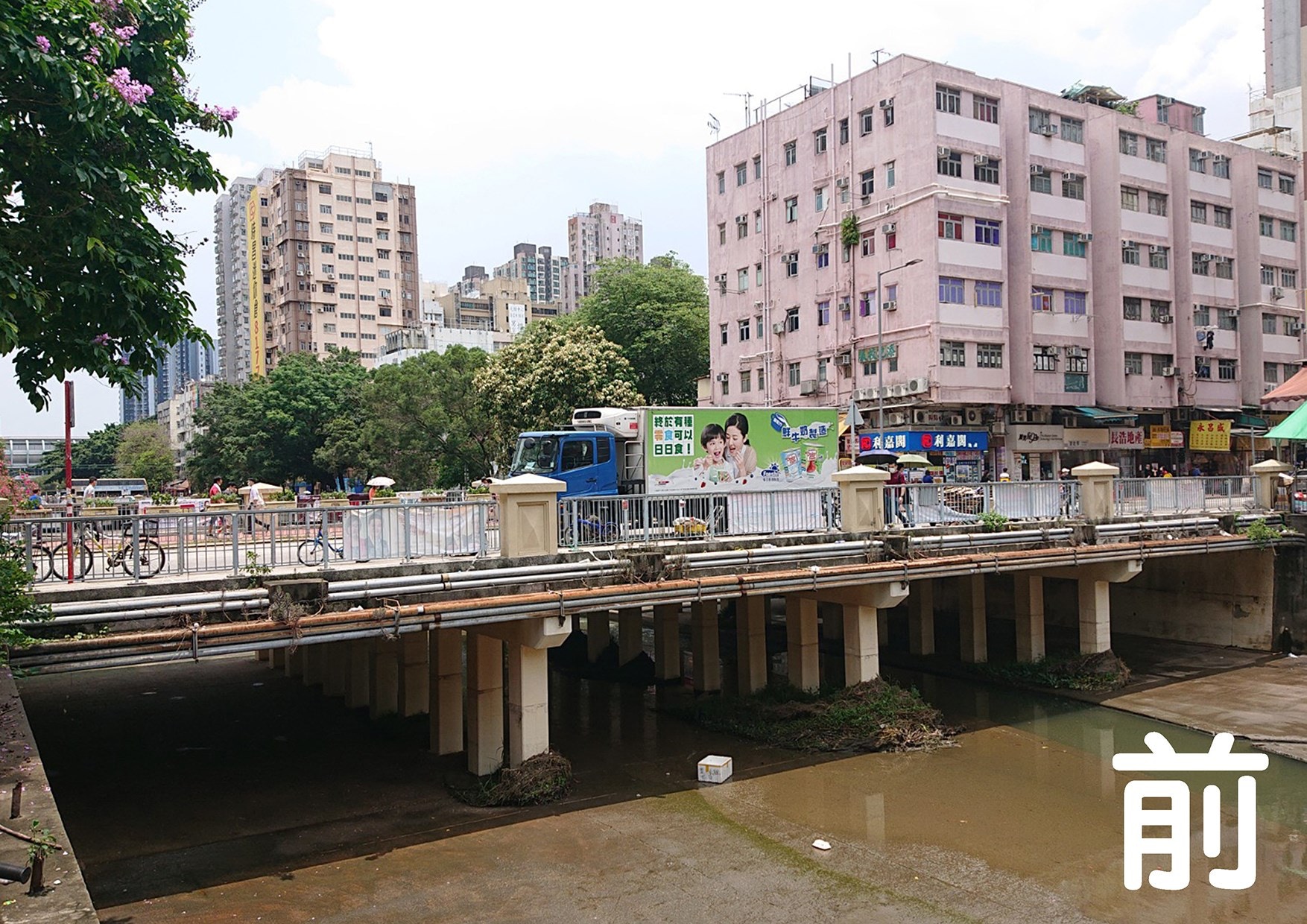 除了17億天橋，會上亦討論就大馬路教育路及安寧路兩邊行人路加闊和興建特色鋼架橋作初部考慮及可行性顧問研究。（區議會文件截圖）
