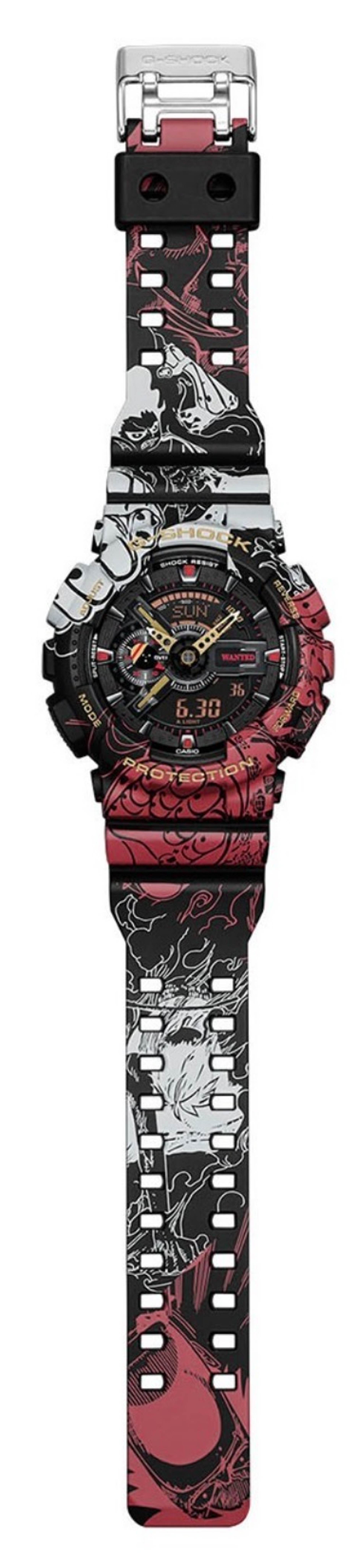 龍珠z 海賊王g Shock Ga 110 別注版悟空鬥氣路飛霸王色型爆錶 龍珠z 海賊王g Shock Ga 110 別注版悟空鬥氣路飛霸王色型爆錶