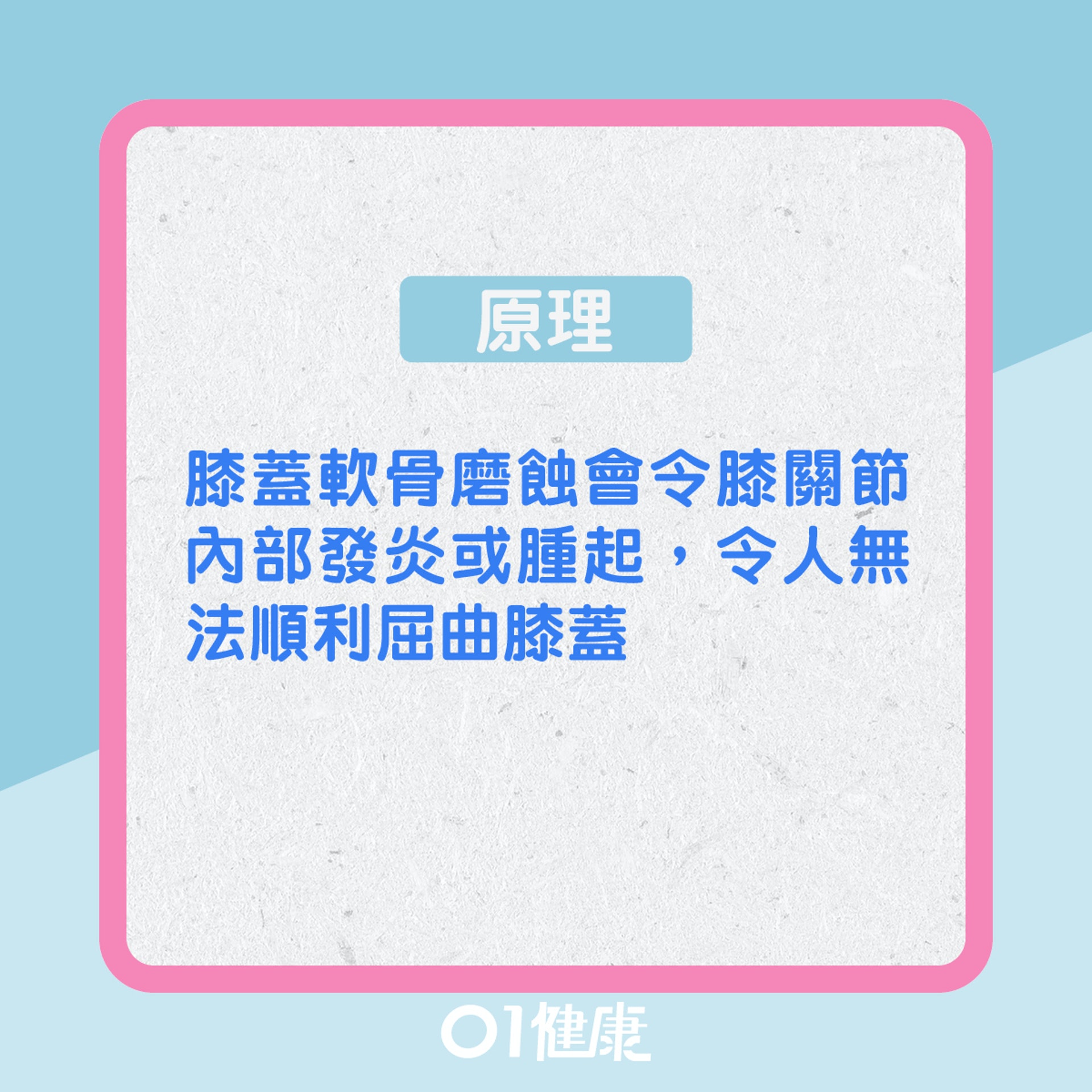 膝軟骨磨蝕馬上測試!(01製圖) 膝軟骨磨蝕馬上測試!(01製圖)