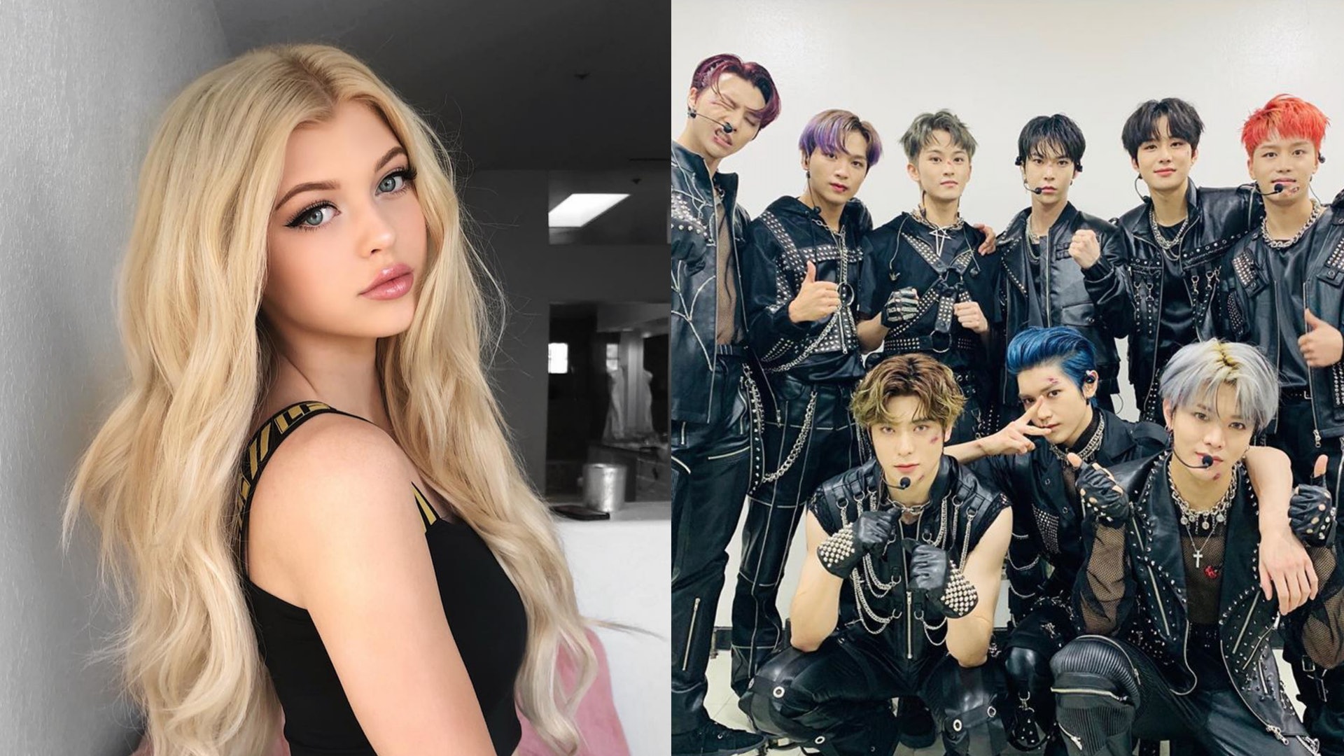 18歲女歌手與nct 127合照突韓國爆紅金髮藍眼堪稱真人版barbie 香港01 即時娛樂