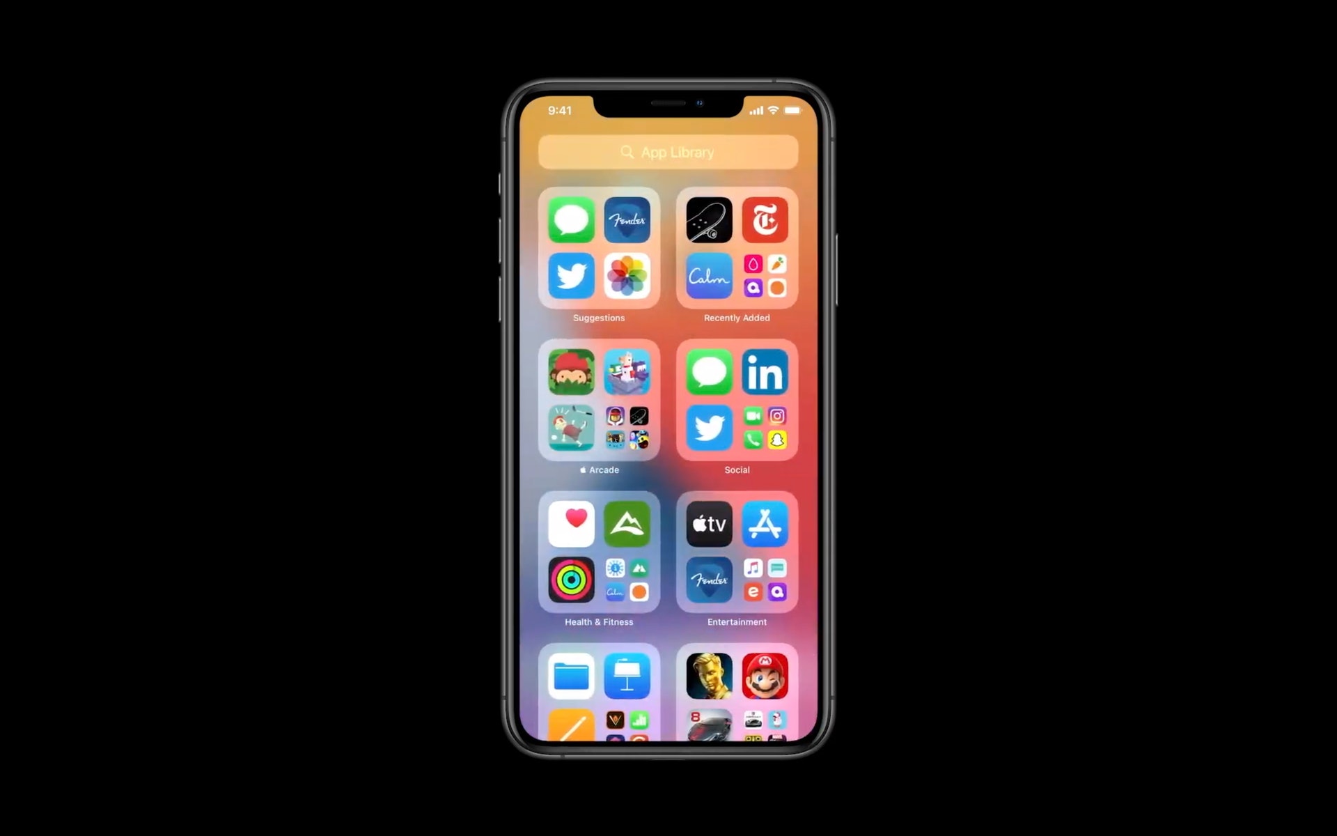 App Library自動App分類,找Apps更方便,排列 App跟隨 A to Z 次序 App Library自動App分類,找Apps更方便,排列 App跟隨 A to Z 次序