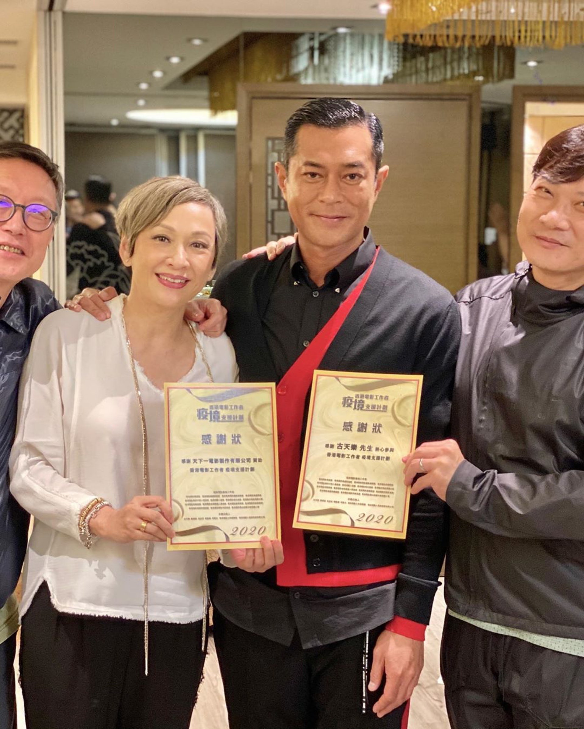 余安安經常能跟新一代演員打成一片。(余安安IG) 余安安經常能跟新一代演員打成一片。(余安安IG)