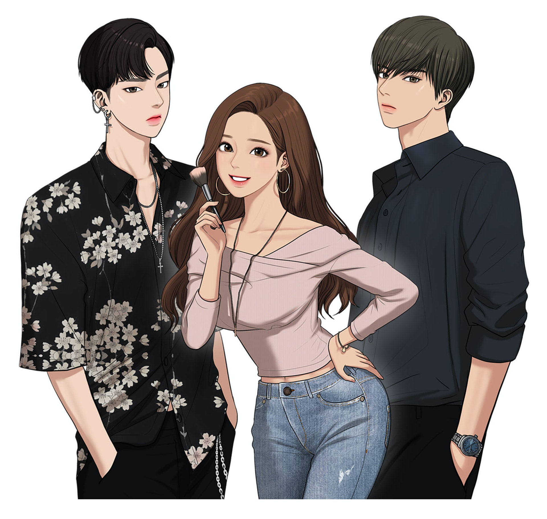 人氣網路漫畫《女神降臨》將開拍劇集,並於今年下半年開播。(webtoon截圖) 人氣網路漫畫《女神降臨》將開拍劇集,並於今年下半年開播。(webtoon截圖)