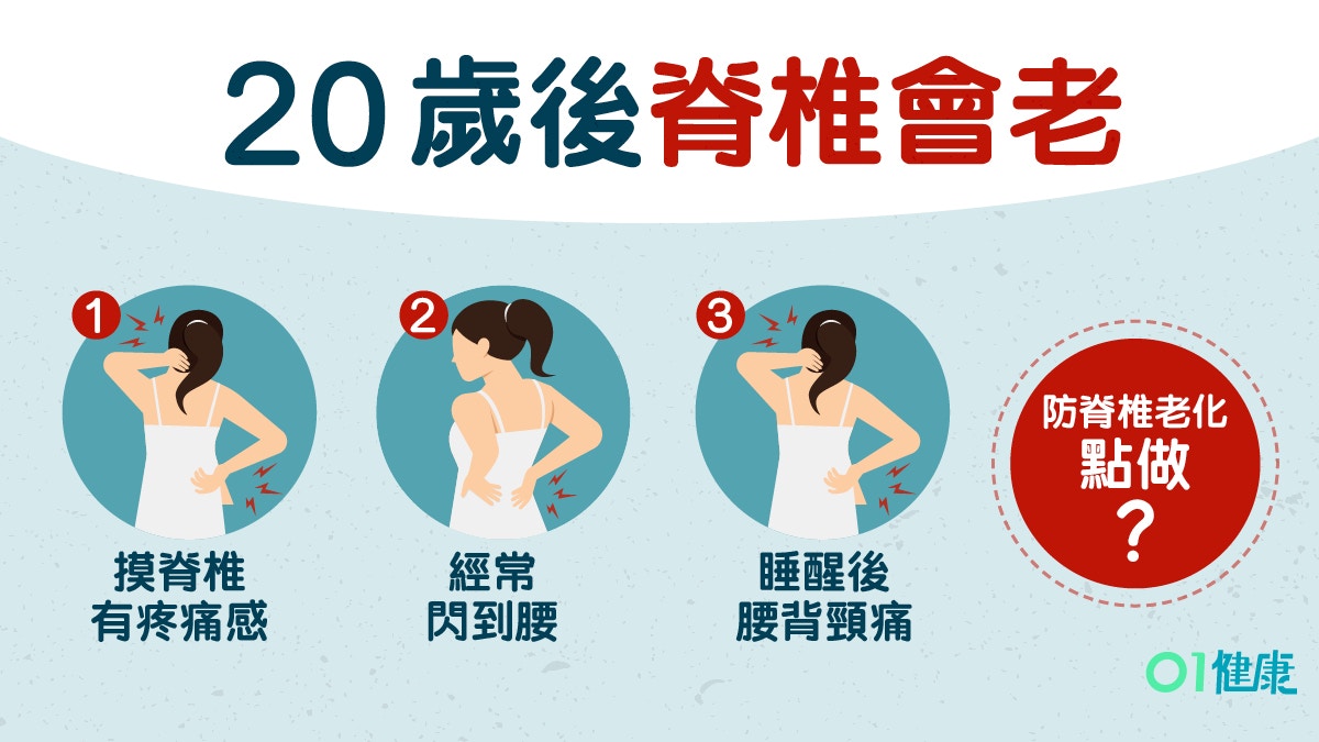 【每日3分鐘】脊椎老化7大徵兆　鍛鍊脊椎必學1招避免周身痛