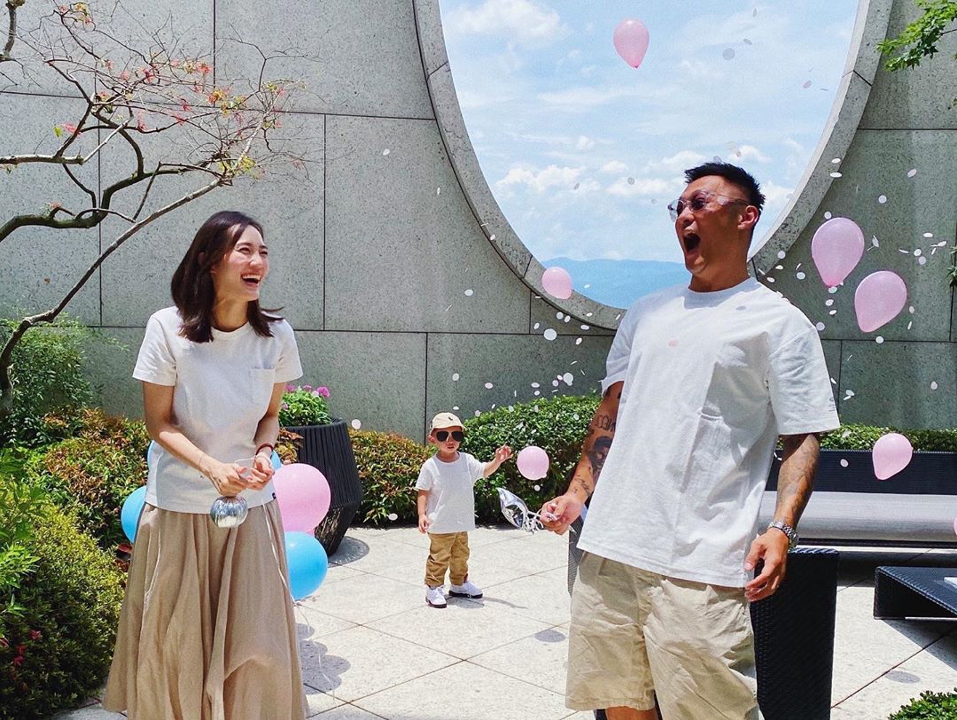 余文樂2月開始已經與太太及兒子一直留在台灣沒回香港。（Instagram：@lok666）