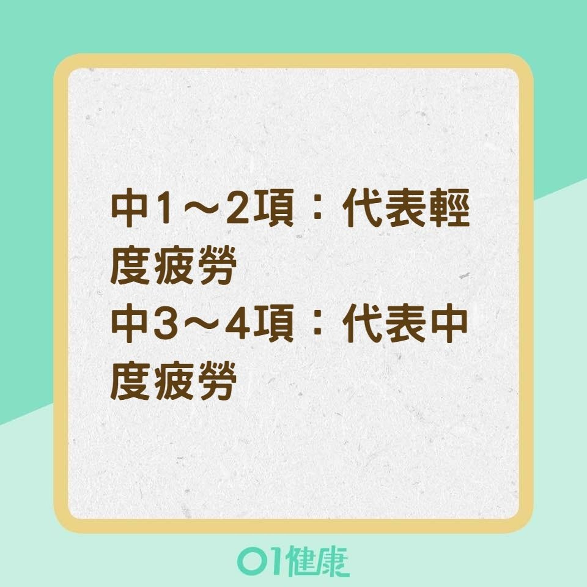 測試你的疲勞階段(01製圖) 測試你的疲勞階段(01製圖)