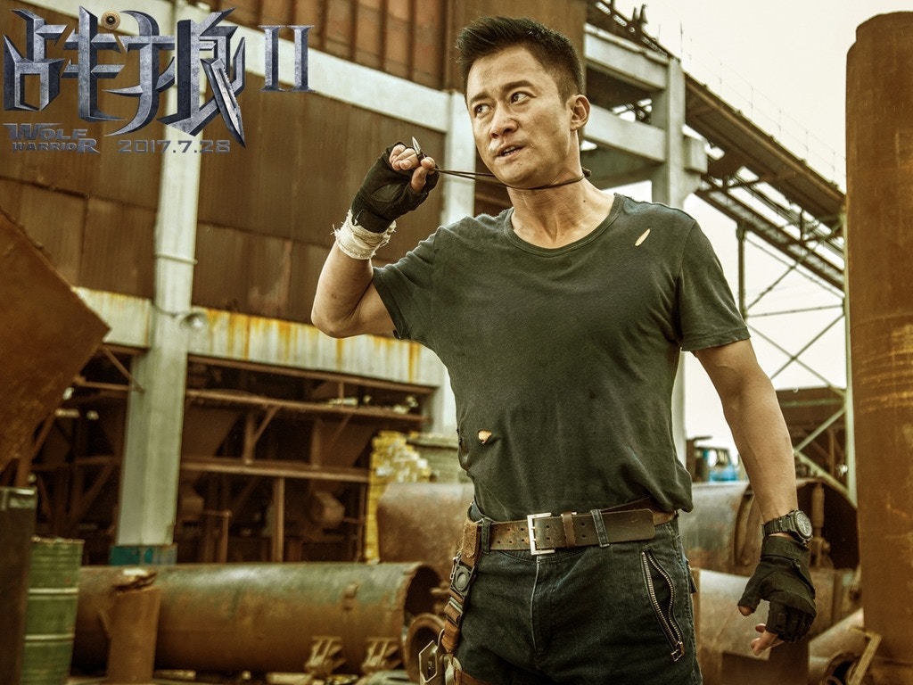 一部《戰狼II》，大收56億人民幣，為吳京奠下一哥地位。（《戰狼II》劇照）